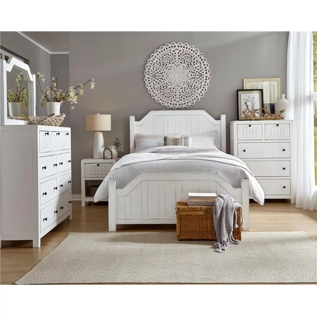 B617-94-95-78 Bedroom Post Bed, Cotton - King Size