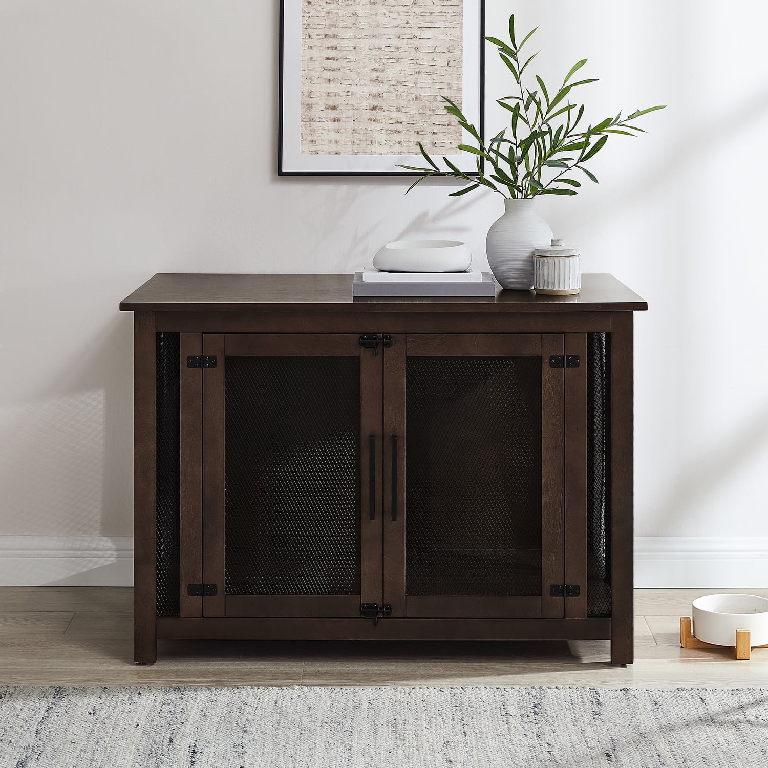 Maykoosh Rustic Ranch Dane Credenza Dog Crate