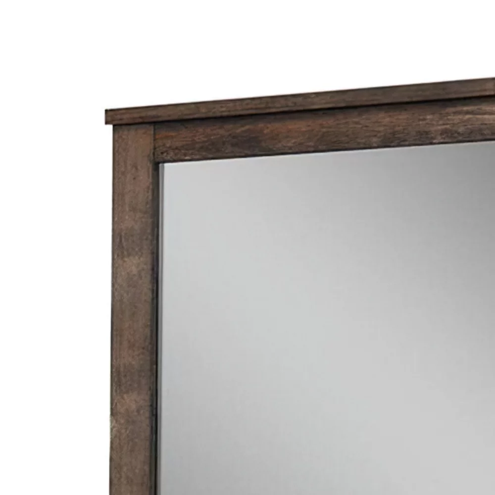 ACME Merrilee Mirror in Oak 21684