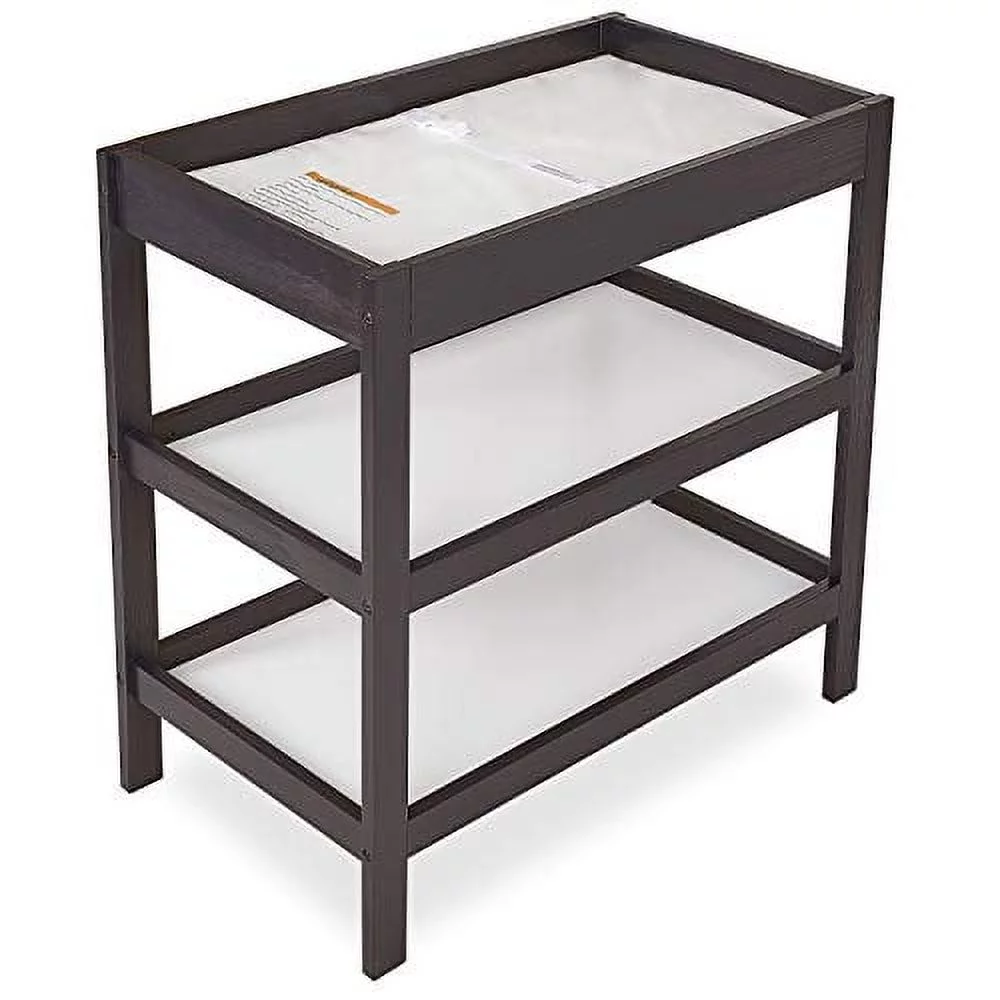 Dream On Me Ridgefield II Changing Table in Dark Espresso