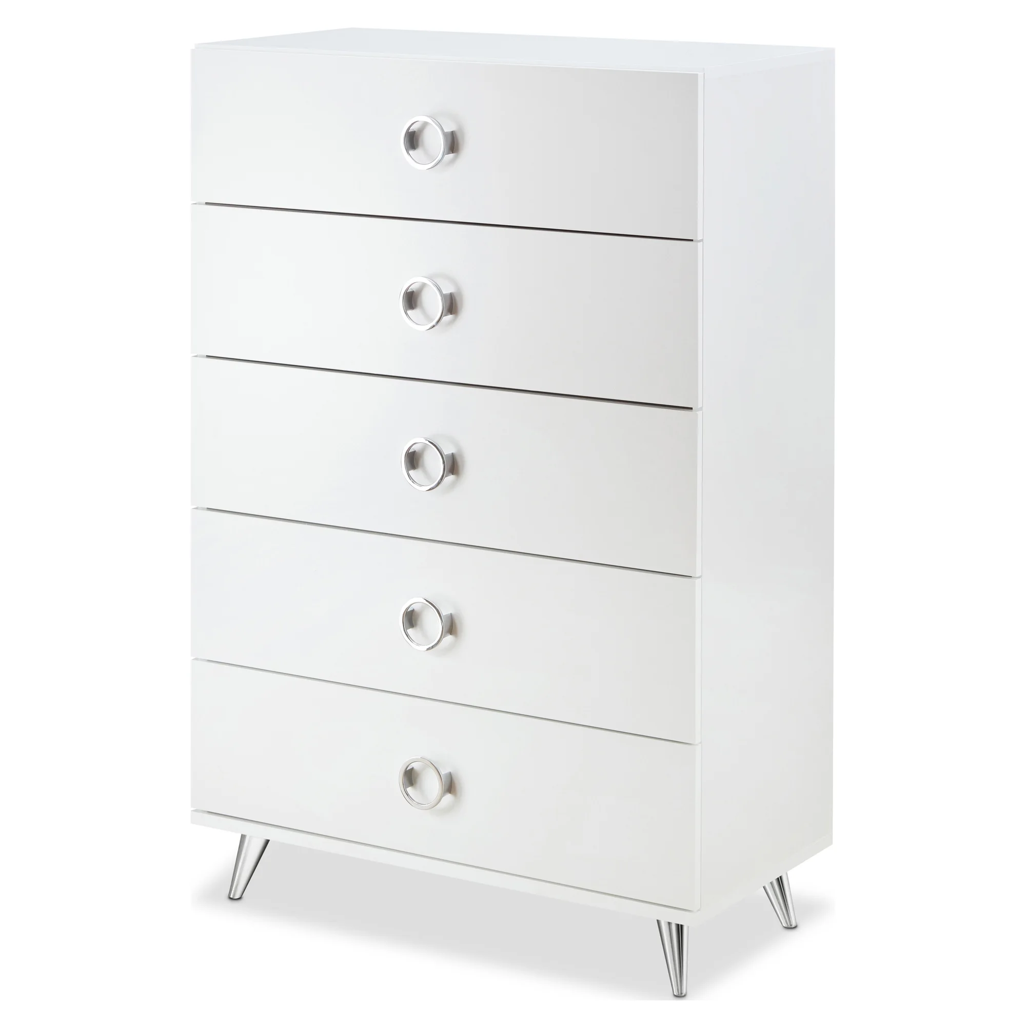 ACME Elms 5-Drawer Chest in White