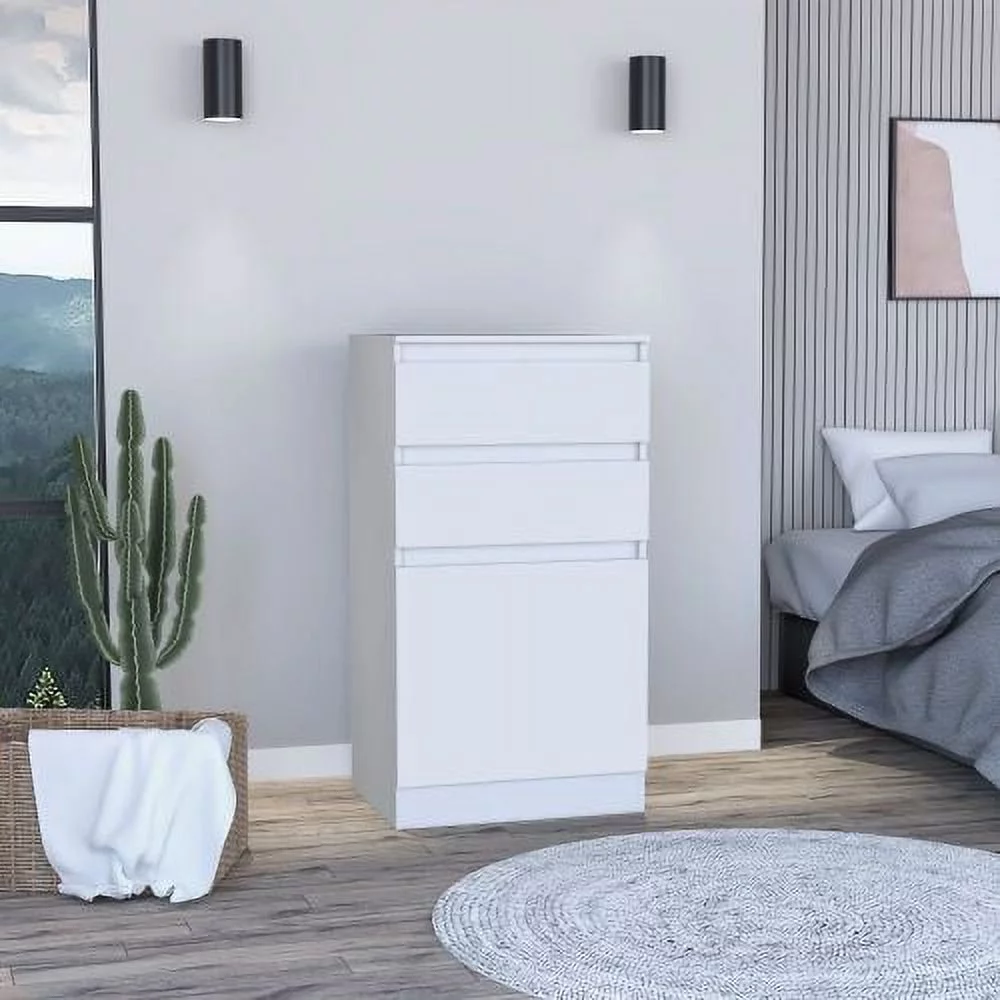 Celestial Dresser, Jewelry Box, Mirror, Two Drawers, Single Door Cabinet