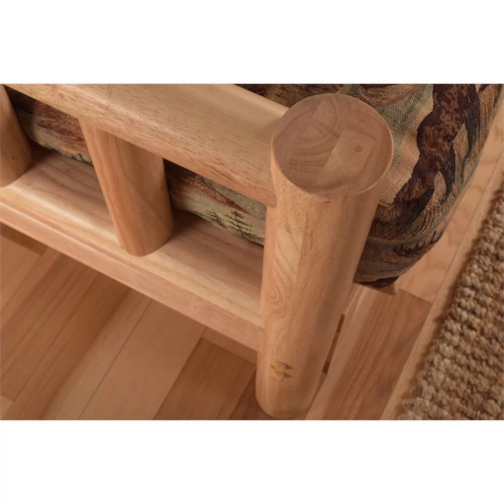 Kodiak Furniture Lodge Full-size Traditional Solid Hardwood Frame in Natural