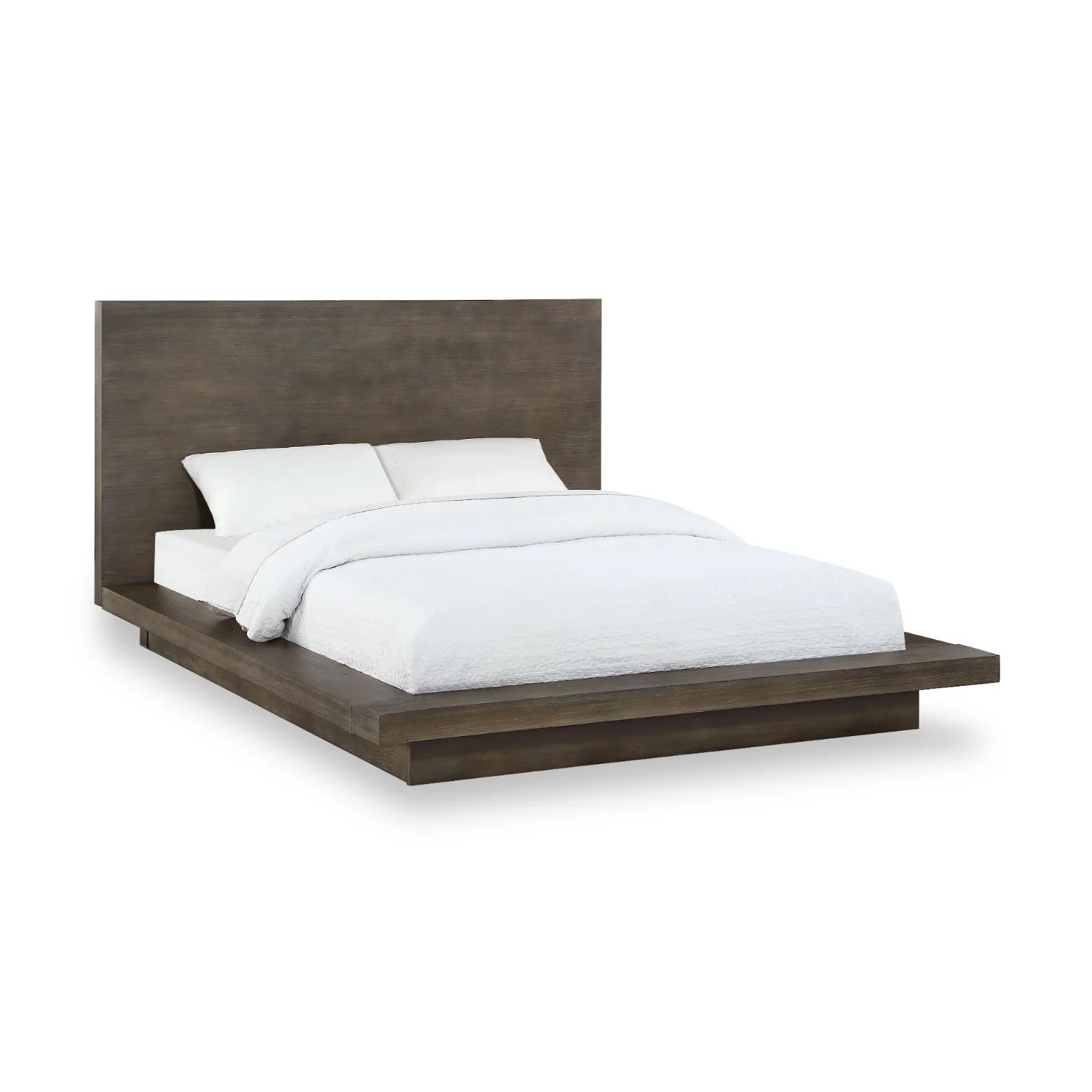 Modus Melbourne 4 PC King Panel Bedroom Set in Dark Pine