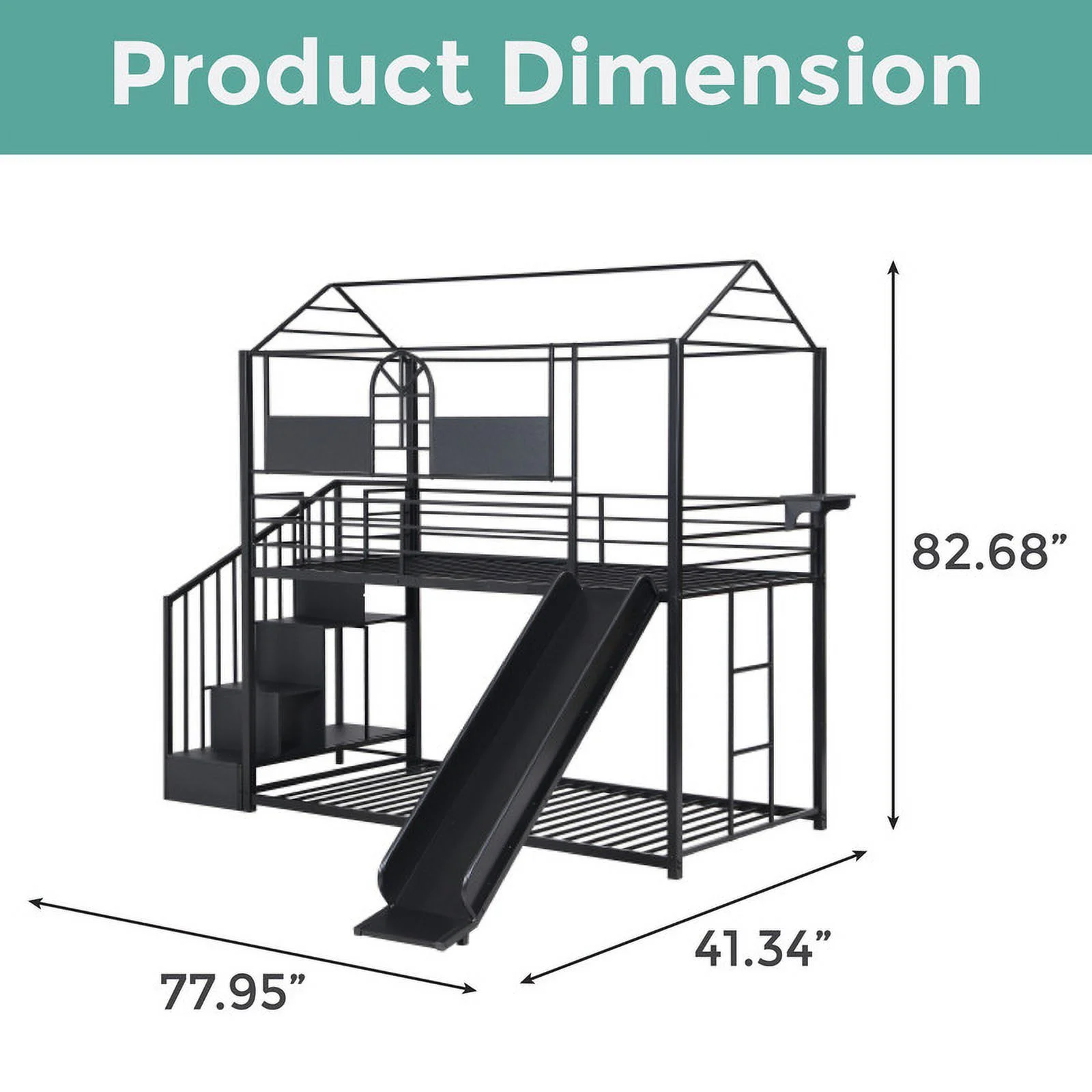 2 boxes kids beds Black full loft Metal bunk twin