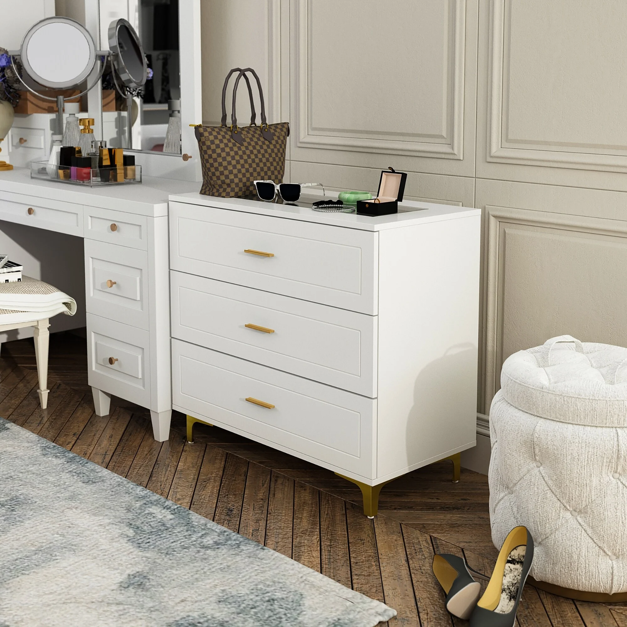 Timechee 3 Drawer 31.5
