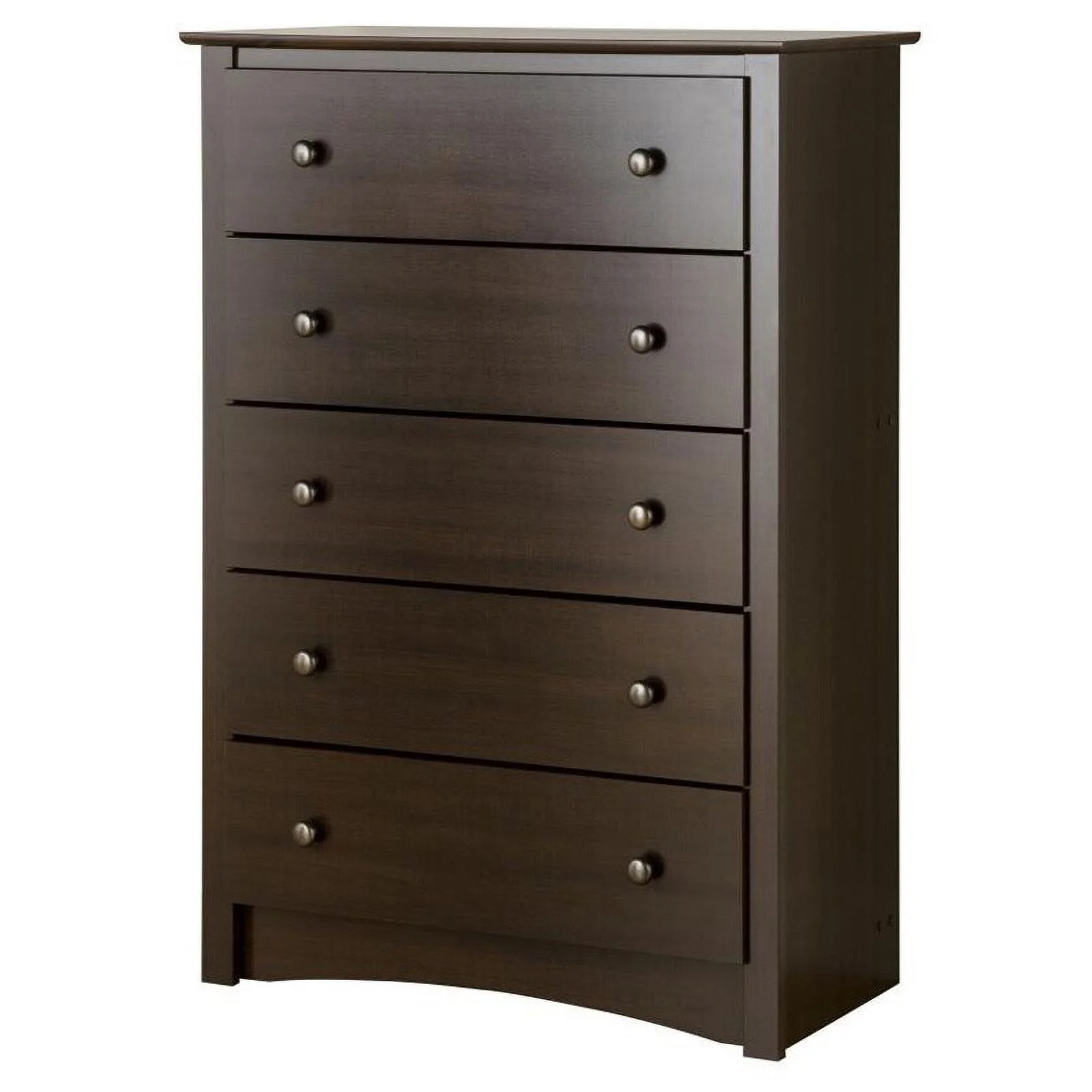 Copper Grove Prepac Fremont Superior 5-Drawer Chest for Bedroom - Spacious and Stylish Chest of Drawers, Espresso