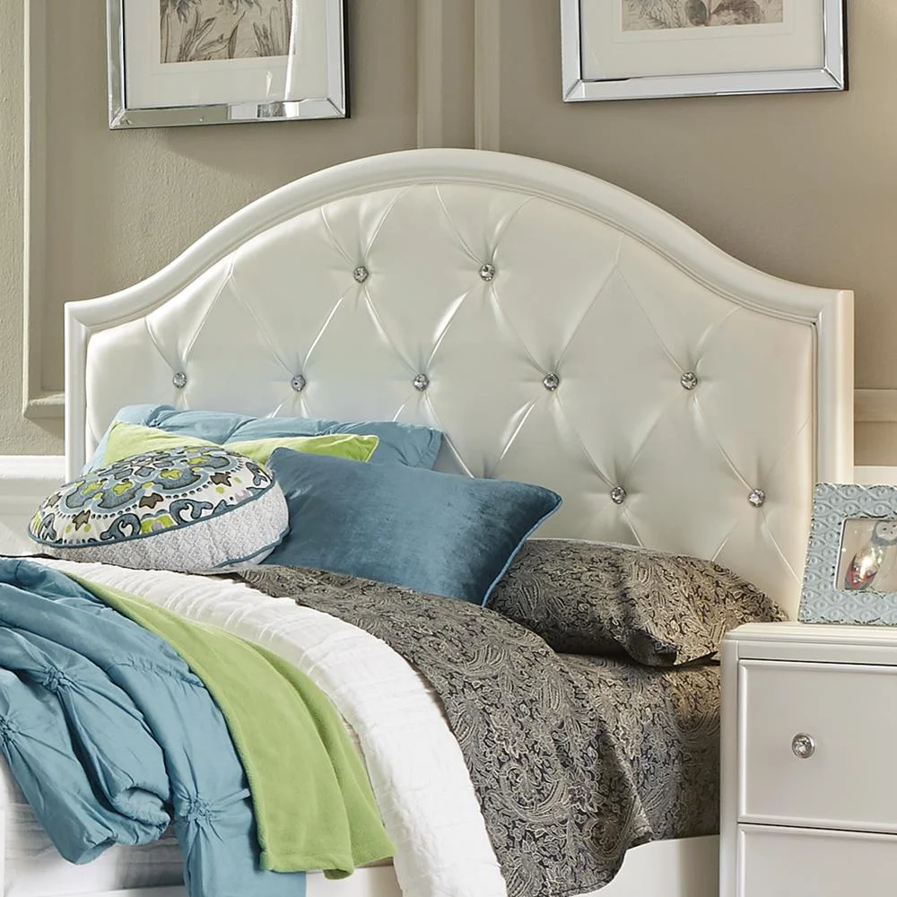 Stardust White Twin Panel Headboard
