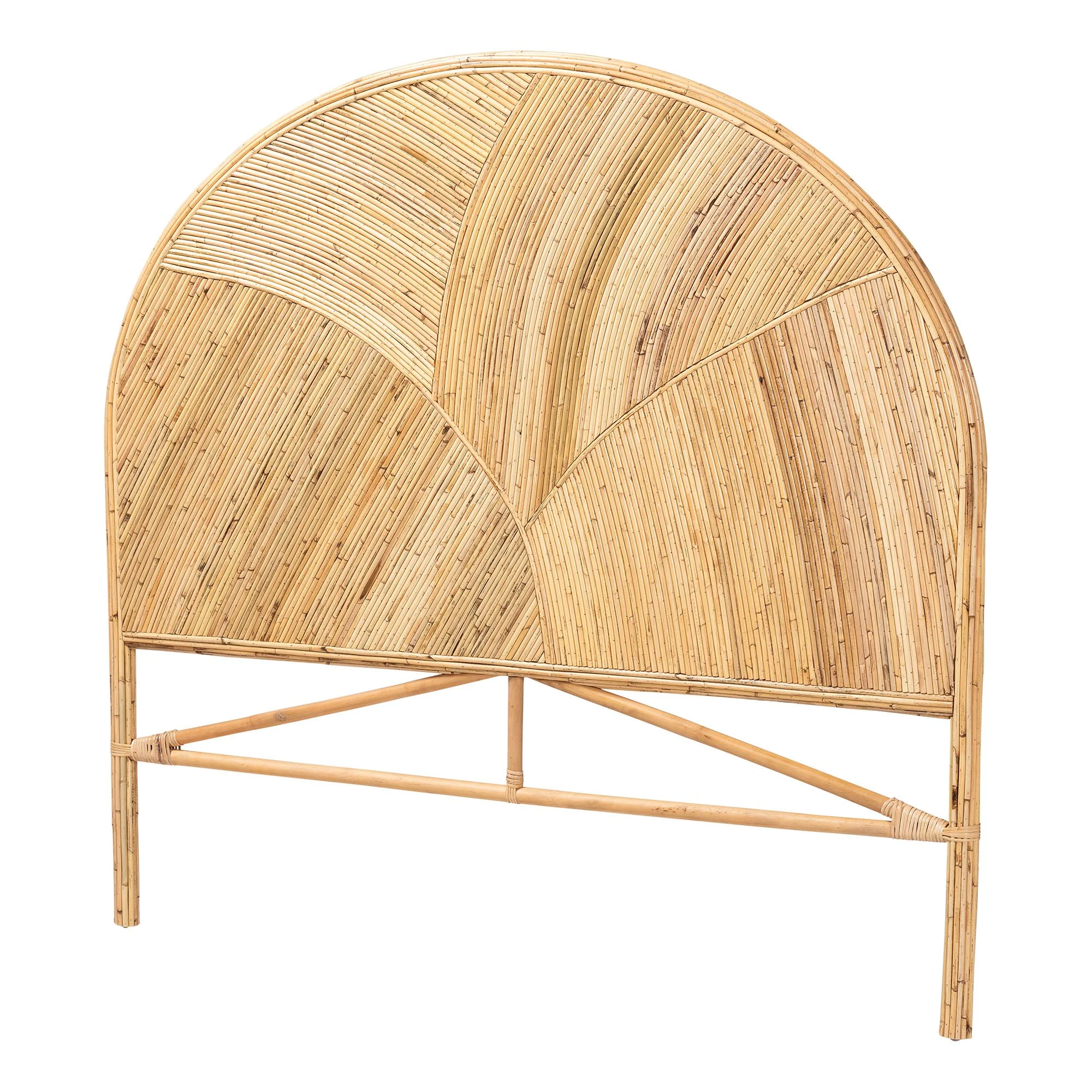 bali & pari Seana Boho Standalone Headboard, King, Honey