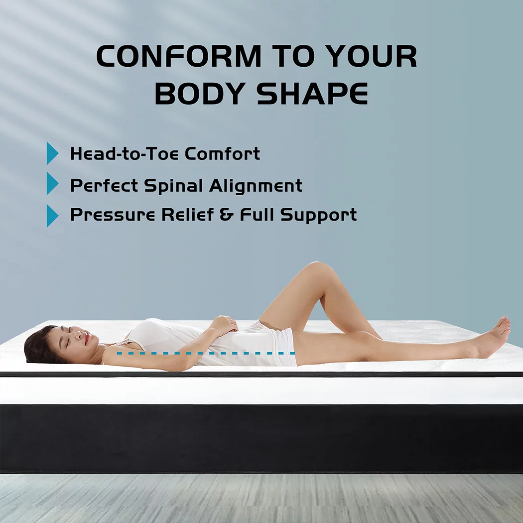 CHEVNI 12 inch Mattress Queen Bed Size Mattress in a Box Hybrid Mattress