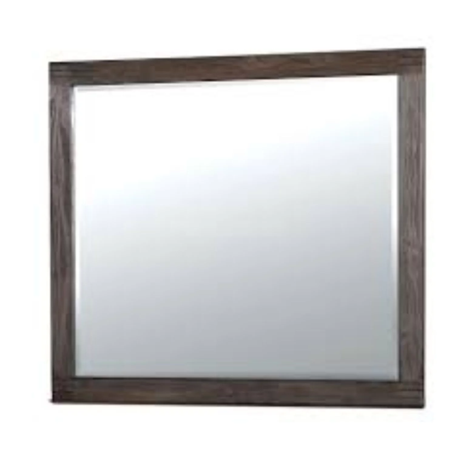 Benzara Rexburg Transitional Style Mirror, Dark Gray