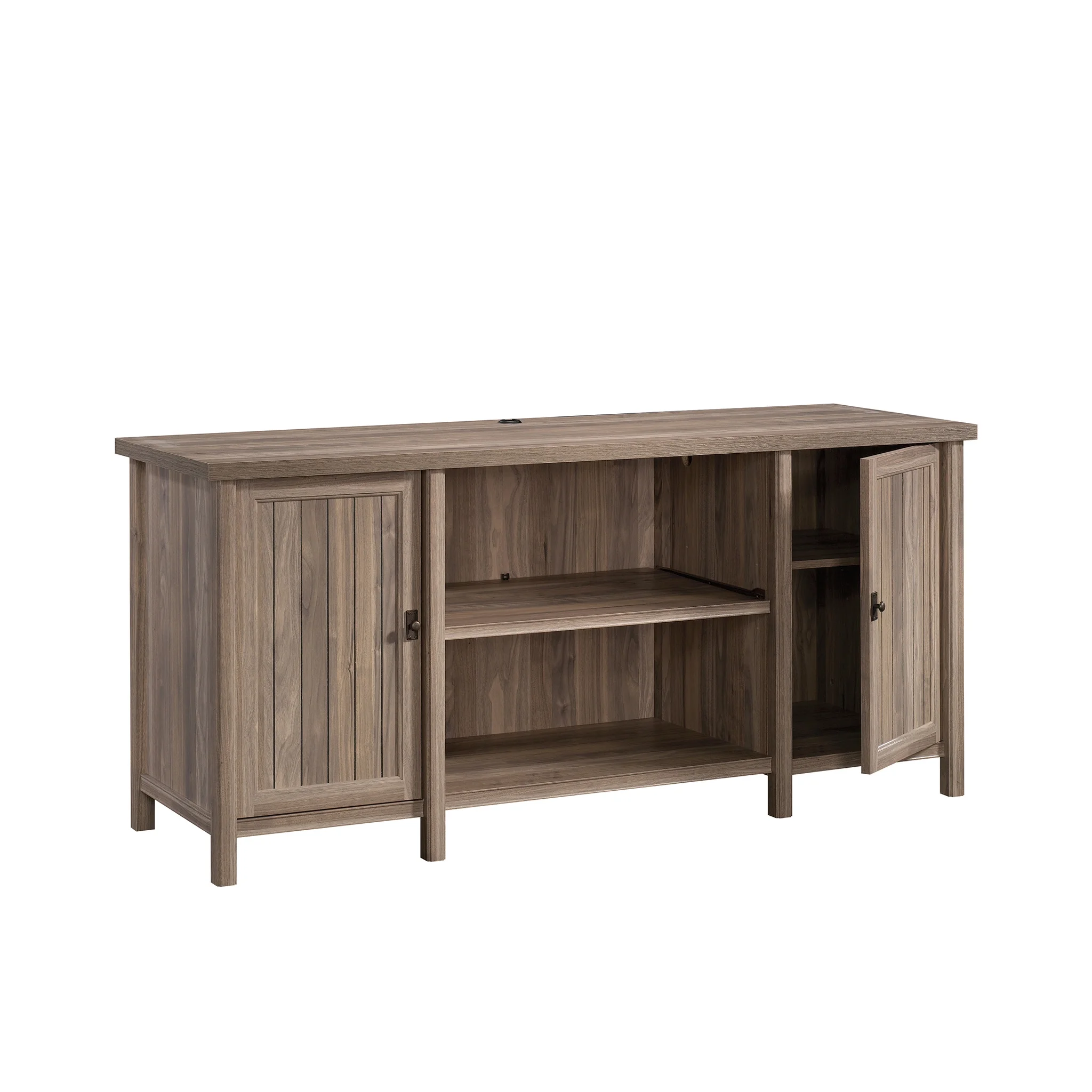 Sauder Costa Home Office Credenza, Washed Walnut Finish