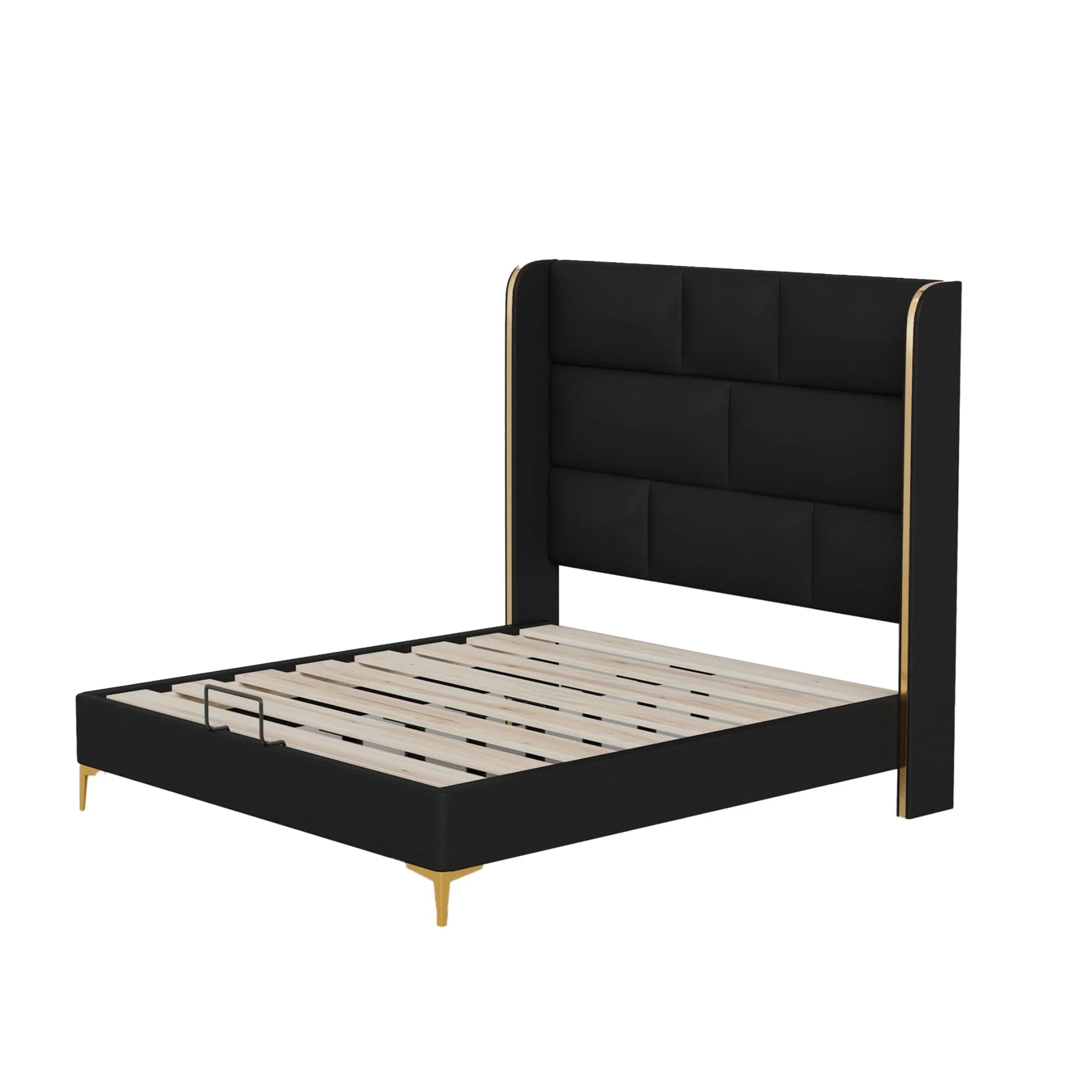Upholstered Platform Bed with 56