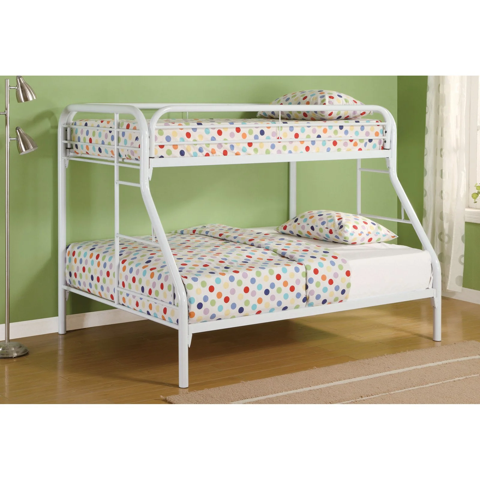 Morgan Twin Over Full Bunk Bed White