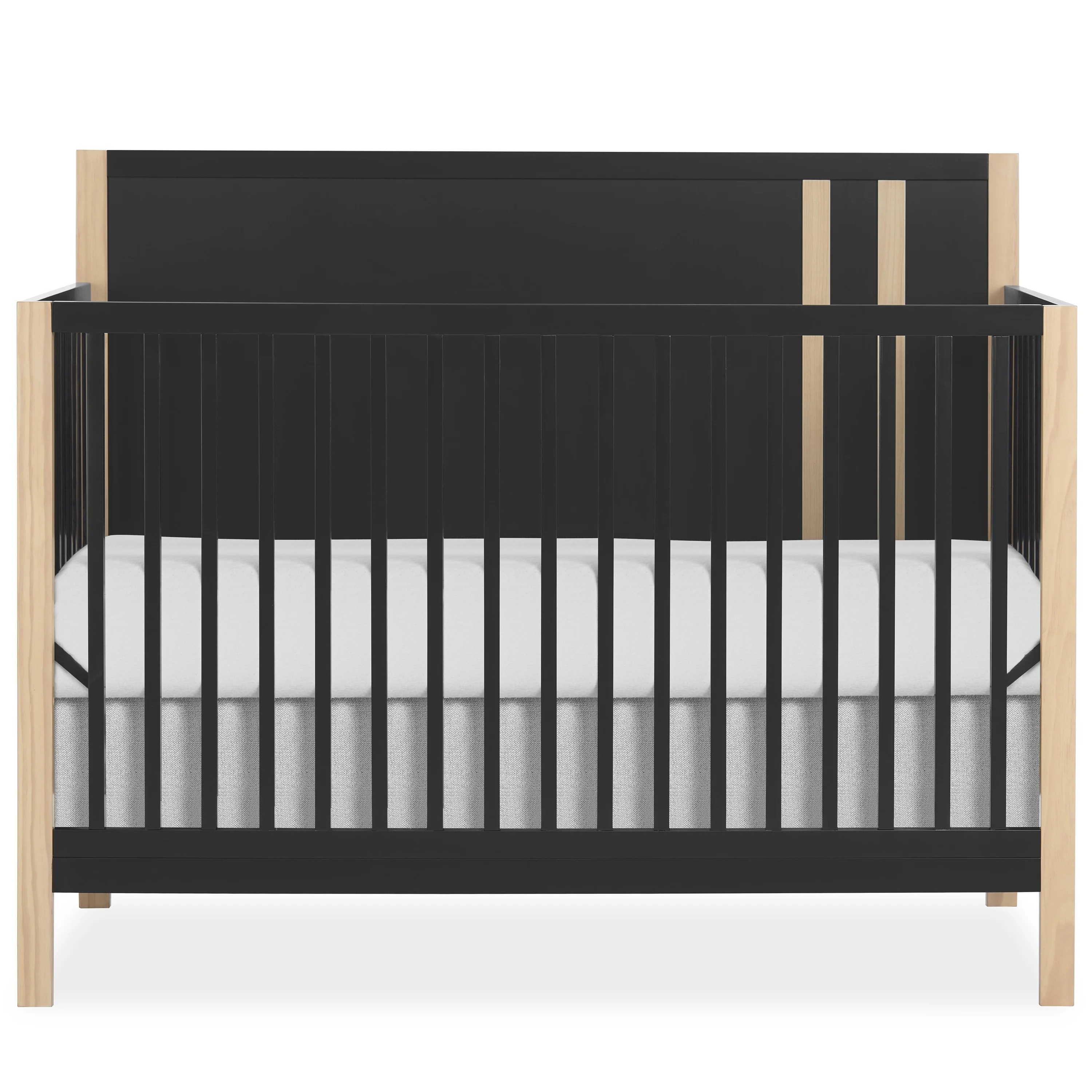 Dream On Me Soho Convertible Crib In Matte Black Vintage