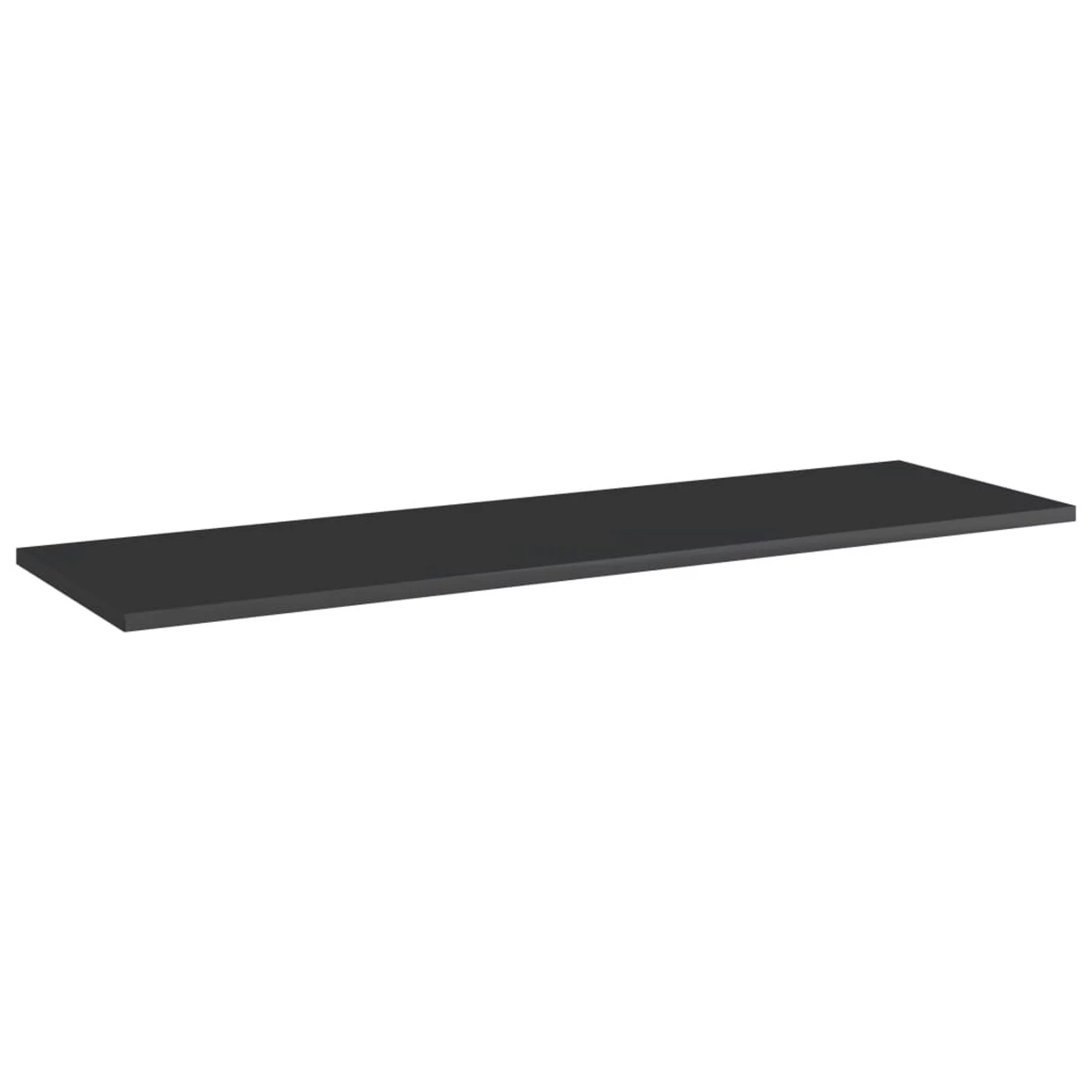 OWSOO Bookshelf Boards 4 pcs High Gloss Black 39.4