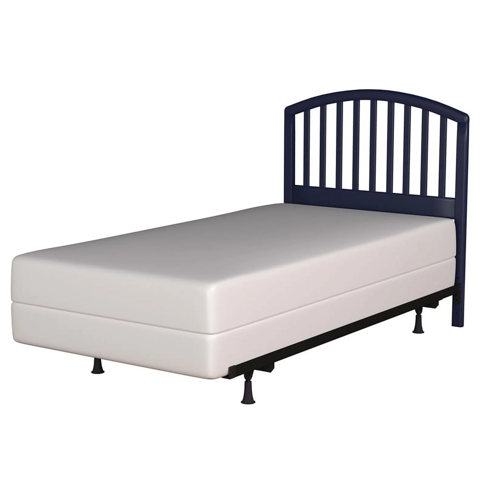 Bowery Hill Contemporary Twin Spindle Headboard in Navy