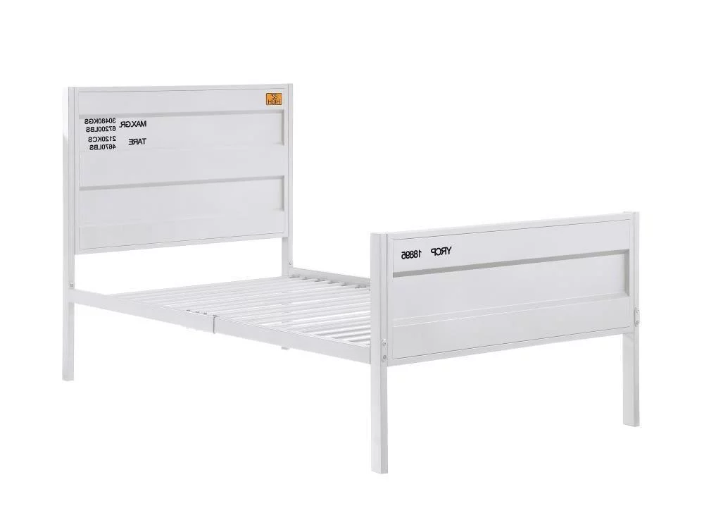 Contemporary White Twin 4pcs Bedroom Set by Acme Cargo 35900T-4pcs