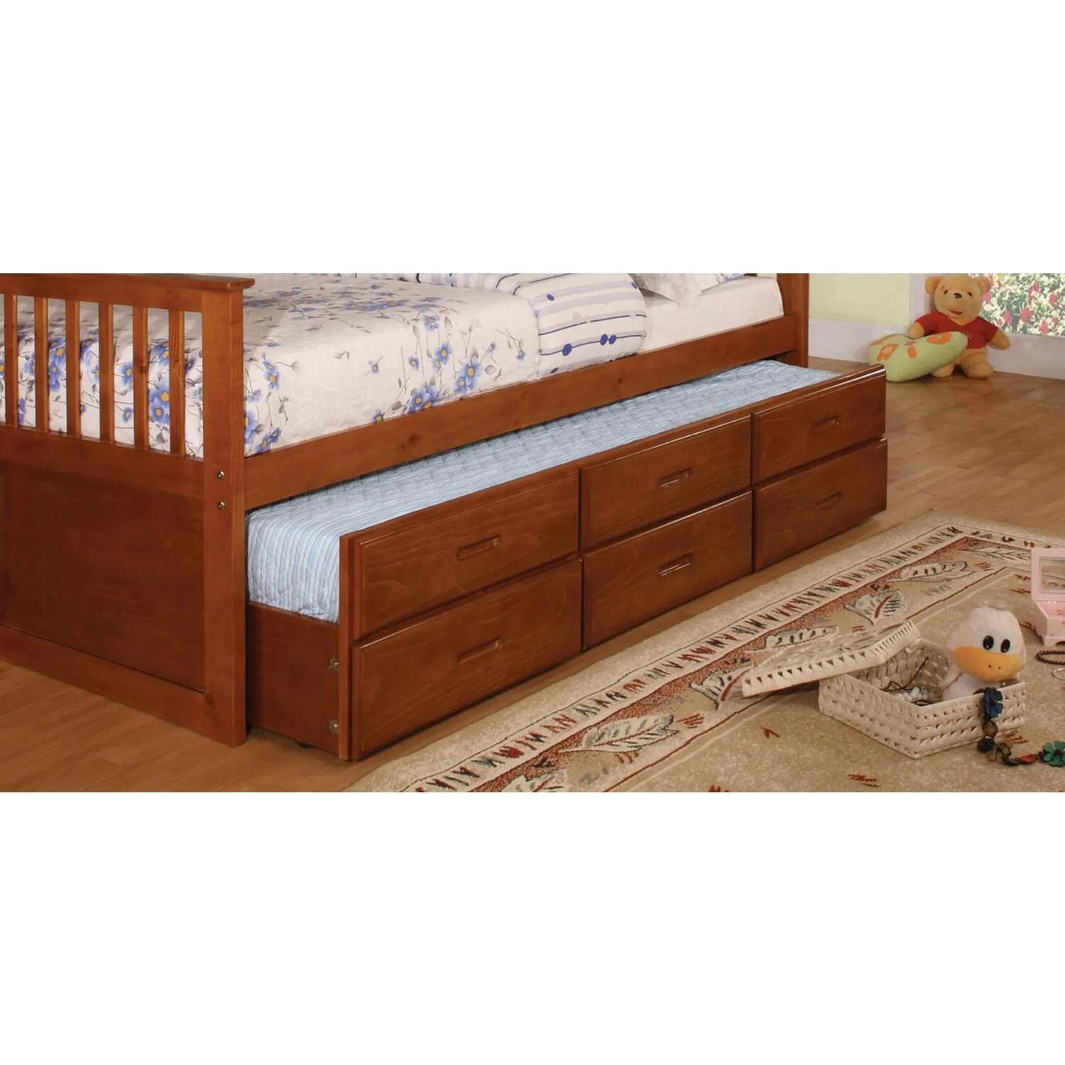 Maykoosh Renaissance Romance Twin Trundle With 3 Drawers