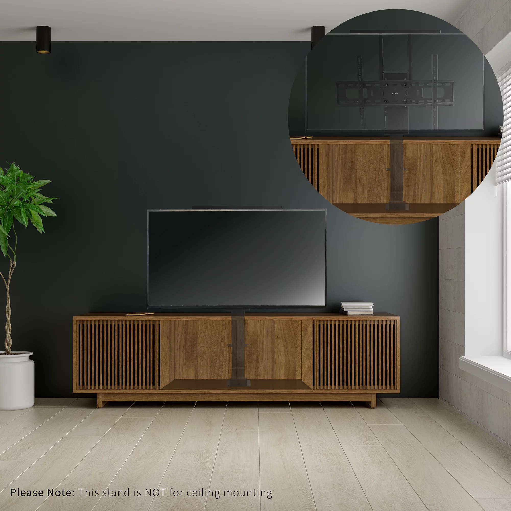 VIVO TV Motorized Vertical Stand Lifts up to 77