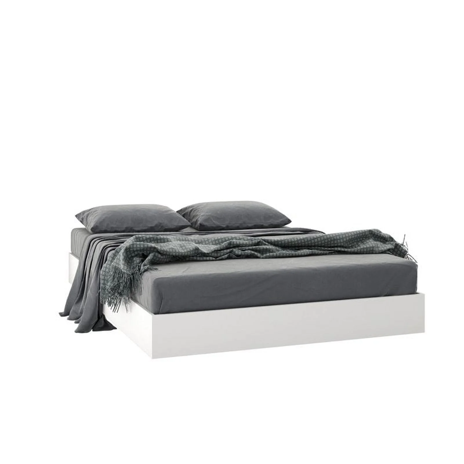 Home Square 2 Piece Full Size Bedroom Set in White