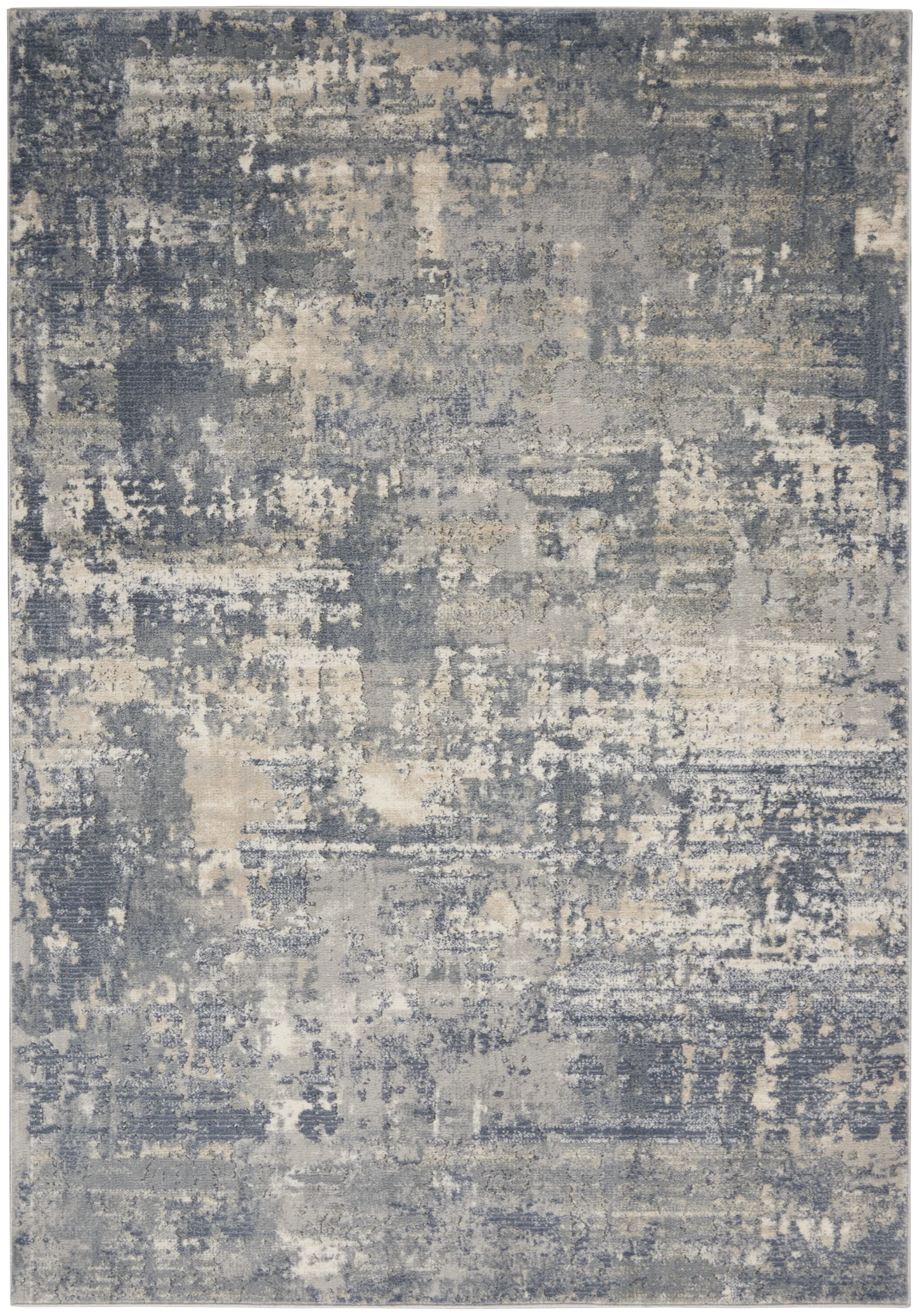 Nourison Concerto Abstract Grey/Beige 5'3