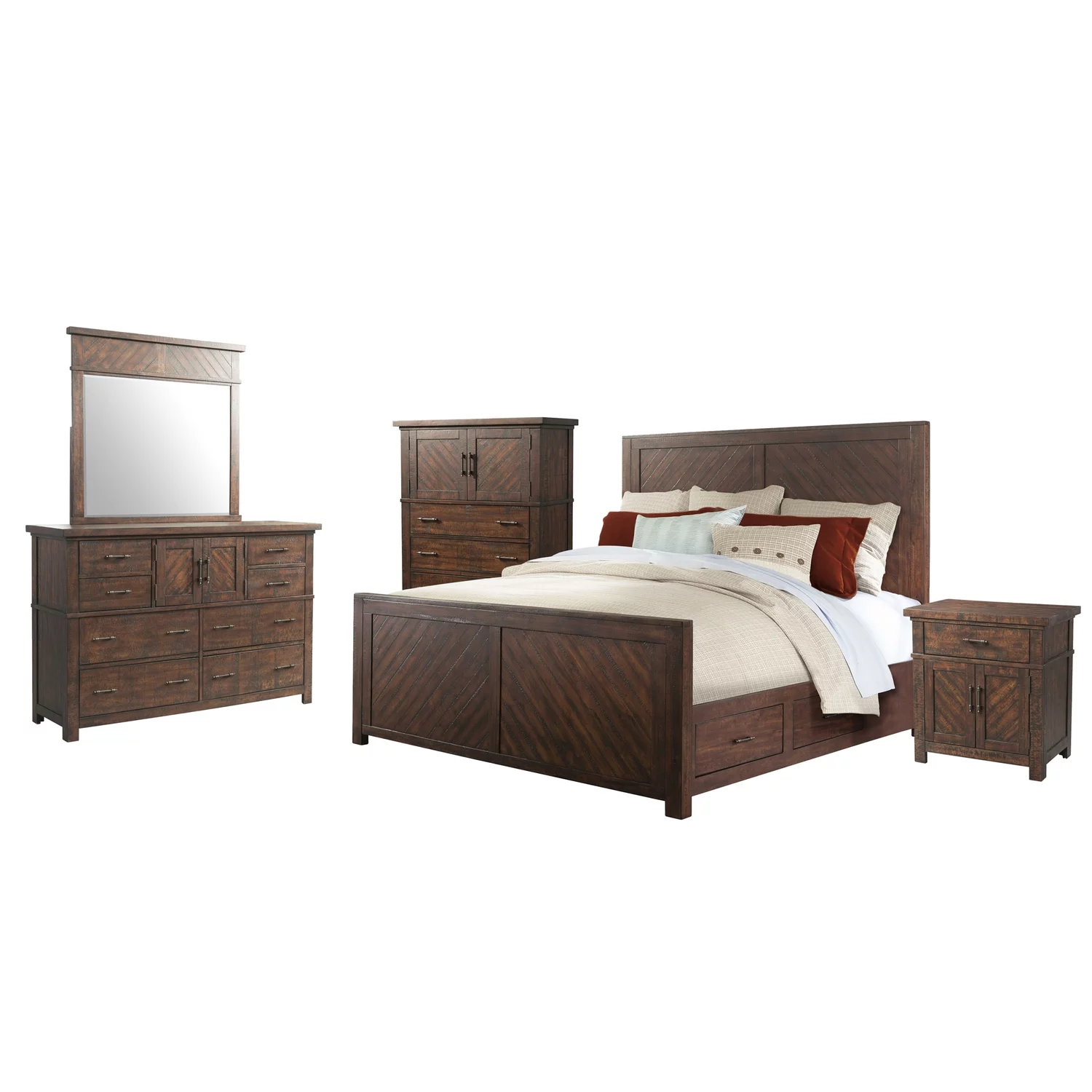 Picket House Furnishings Dex 5 Piece Queen Storage Bedroom Set