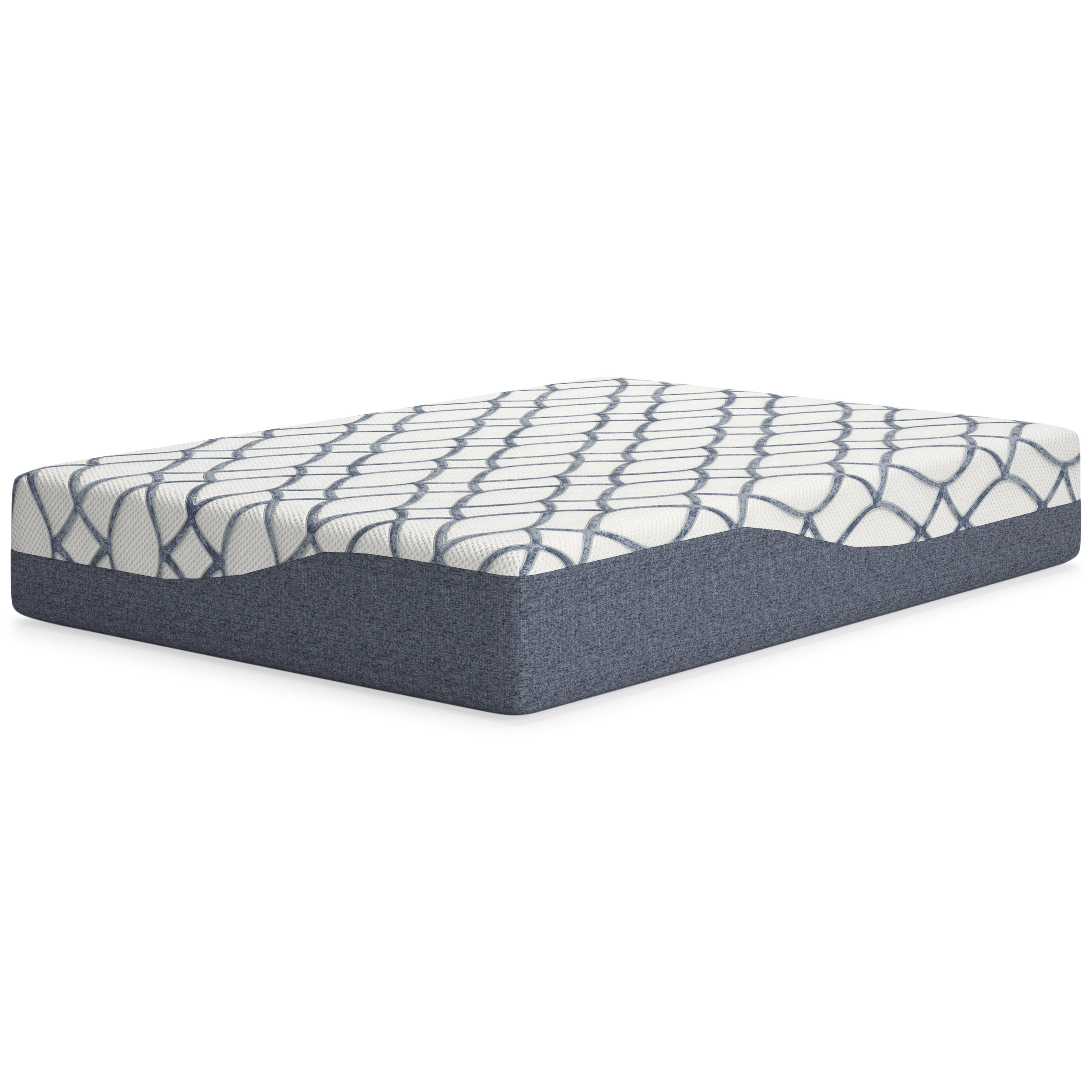 Signature Design by Ashley 12 Inch Chime Elite 2.0 Full Mattress White/Blue