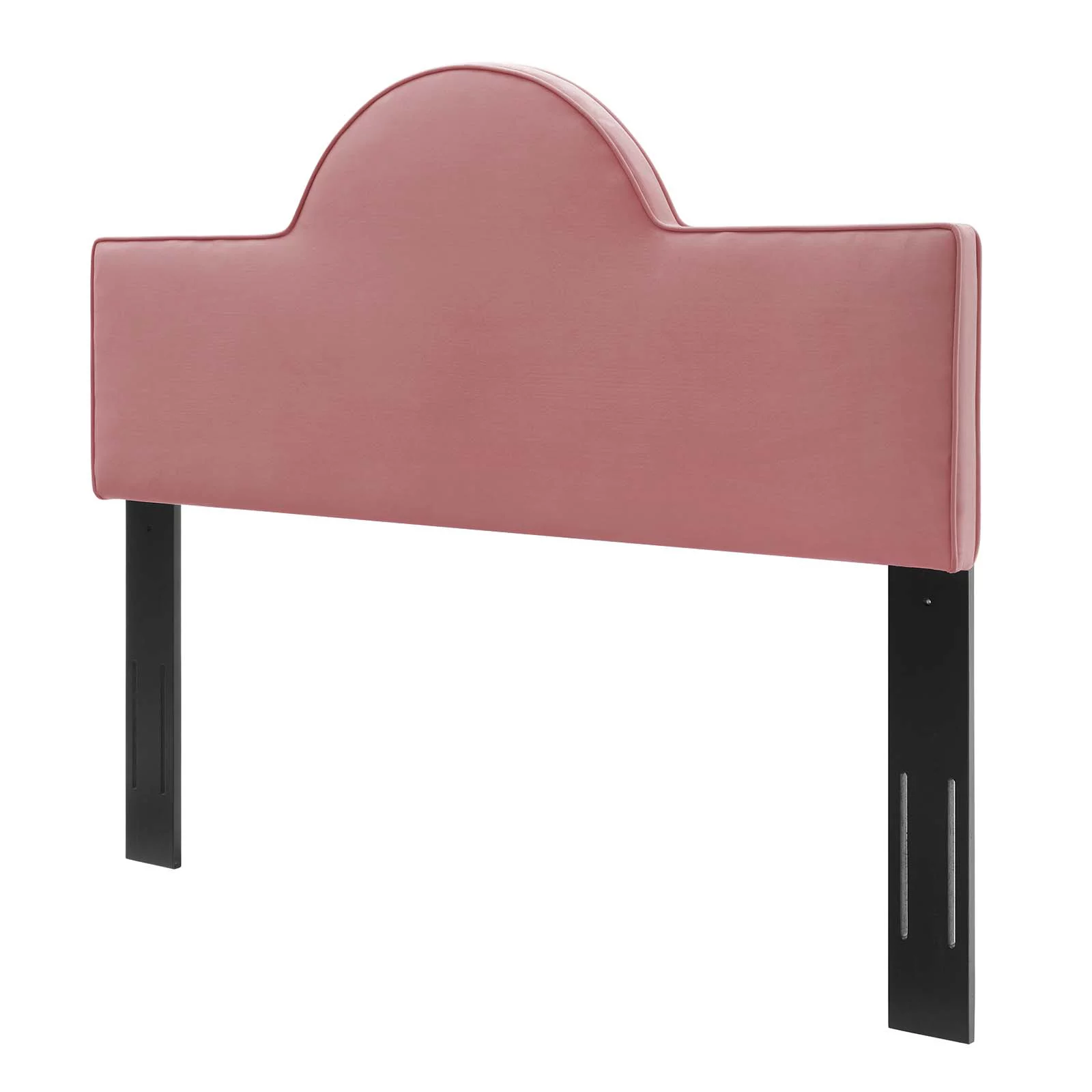 Headboard, Full Queen Size, Velvet, Pink, Modern Contemporary Urban Design, Bedroom Master Guest Suite