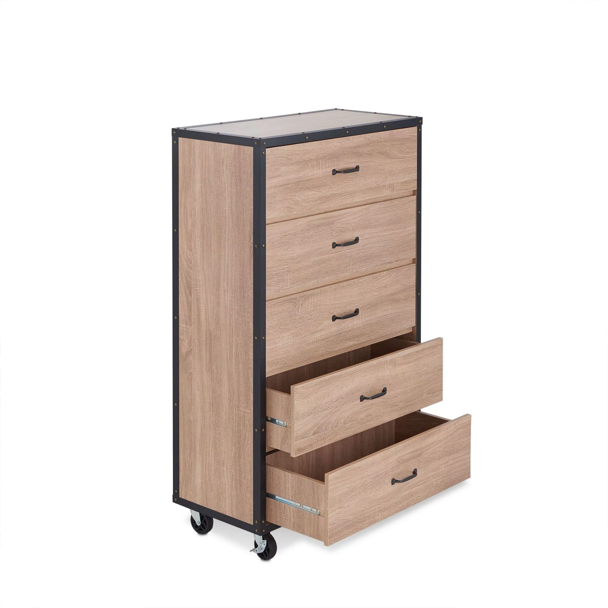 Miekor Furniture Bemis Chest in Weathered Light Oak