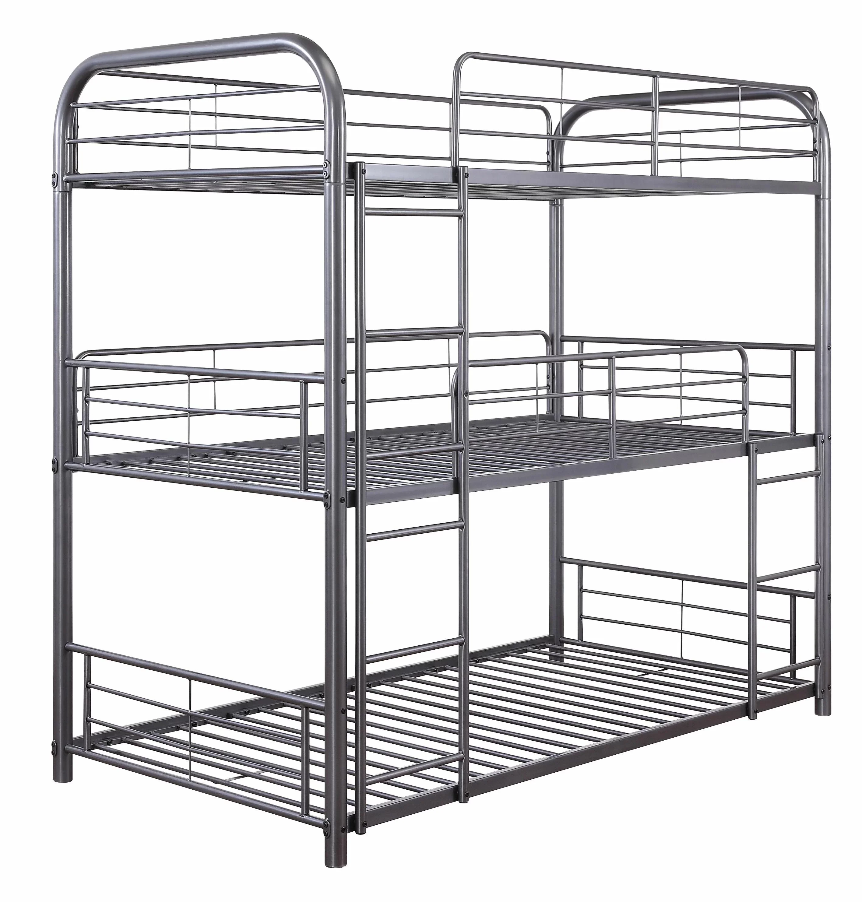 Gunmetal Triple Bunk Bed - Full by Acme Cairo 38095