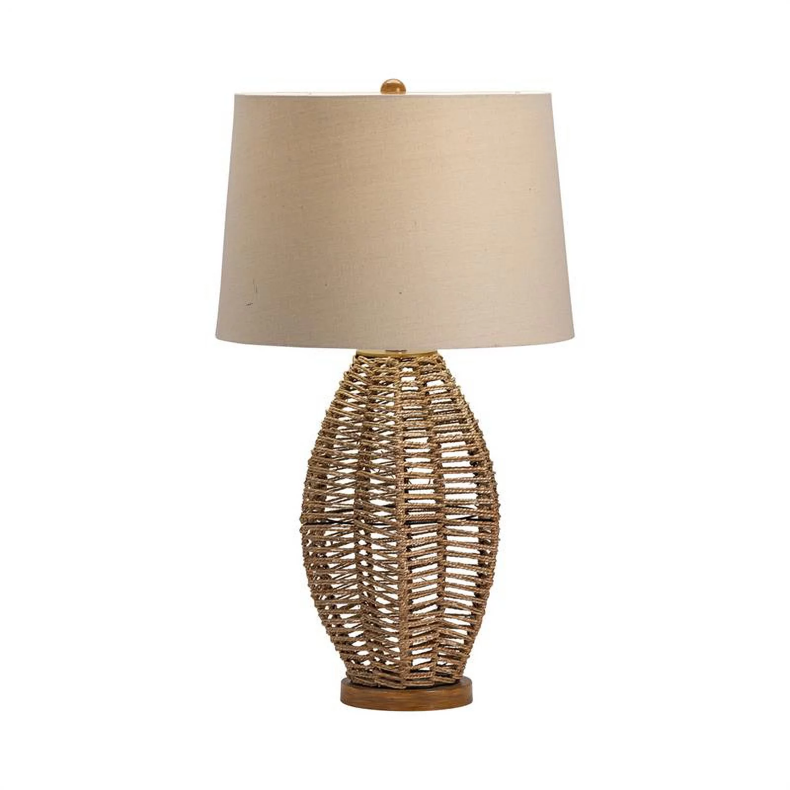 North Shore Ratten Table Lamp Wicker/Rattan Brown