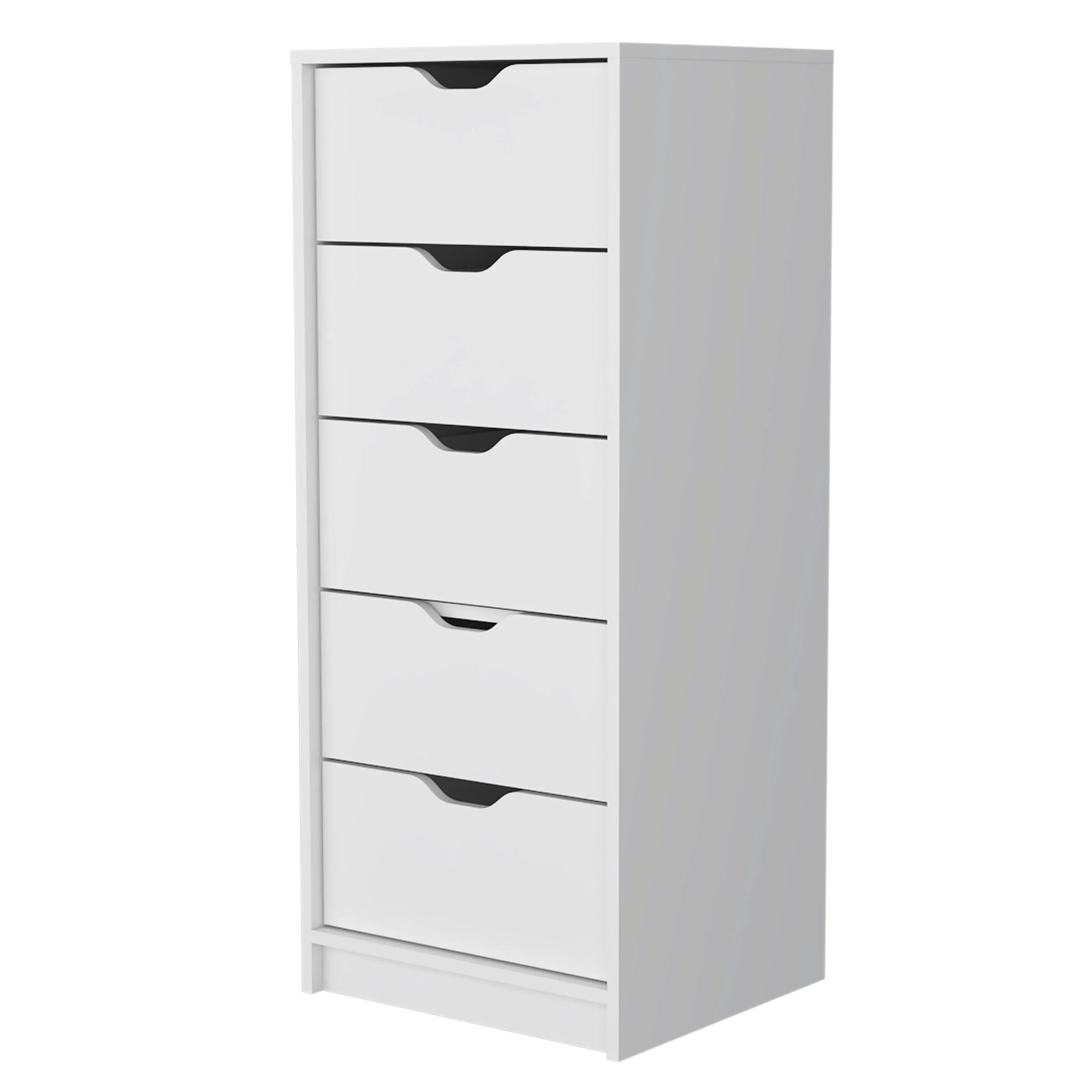 CoSoTower 5 Narrow Drawer Dresser, Tall Chest of Drawers