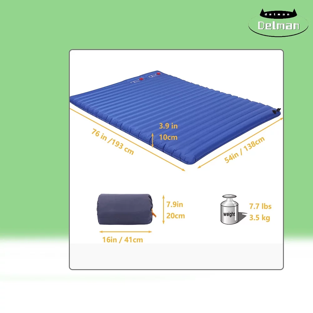 Built-in Pump Most Comfortable Durable Camping Air Mattress