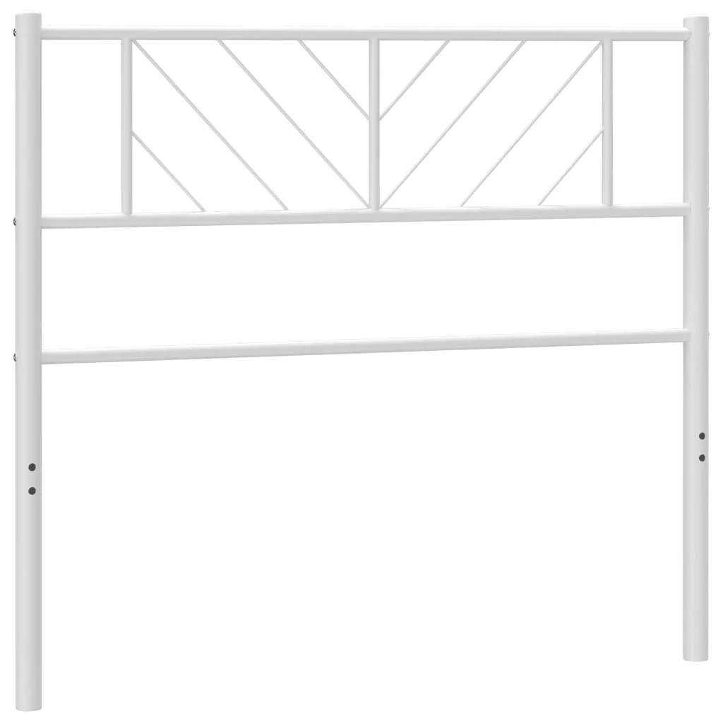Metal Headboard White 39.4