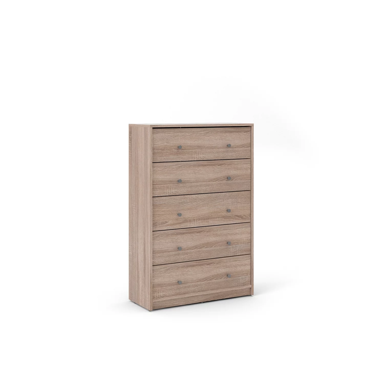 Studio 5 Drawer Chest, Truffle Oak