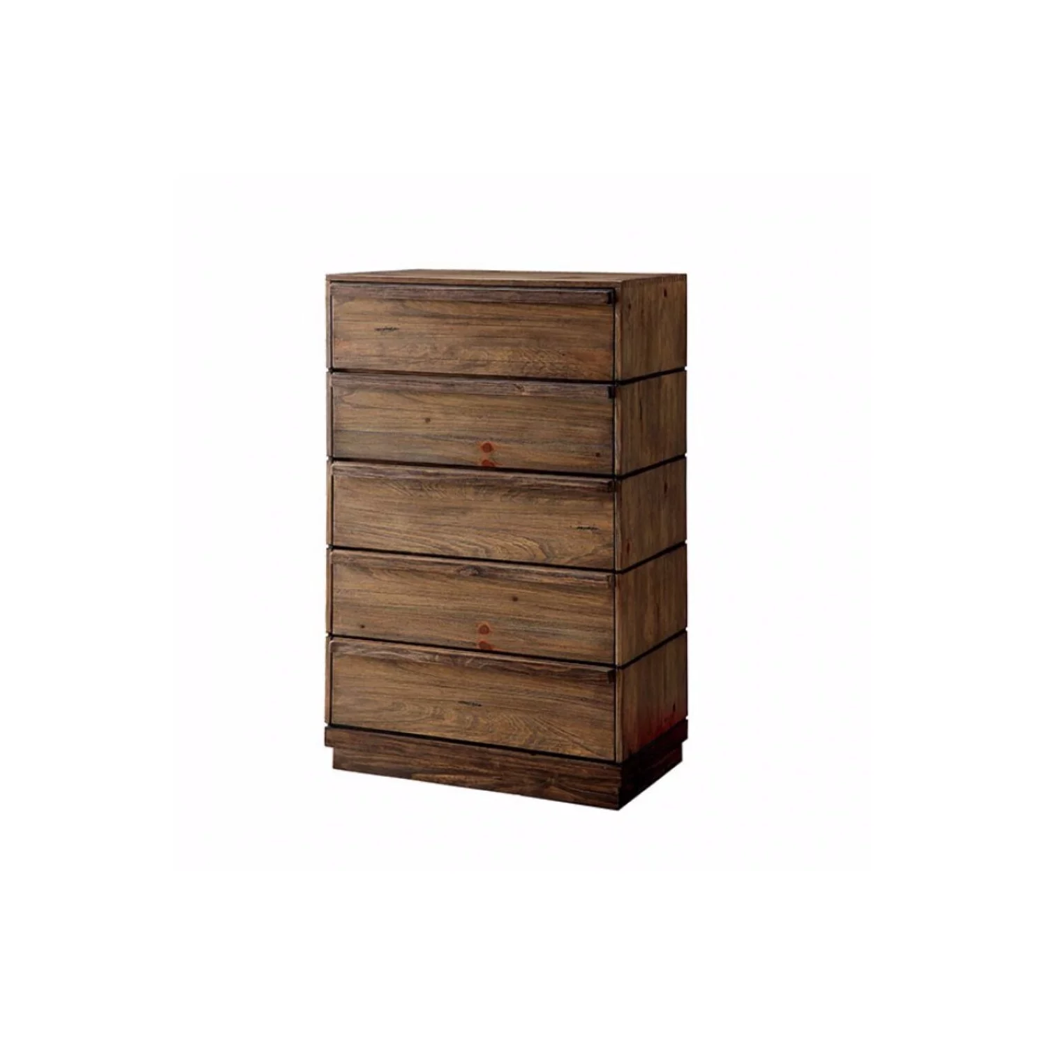 Vintage Look Spacious Wooden Chest, Brown