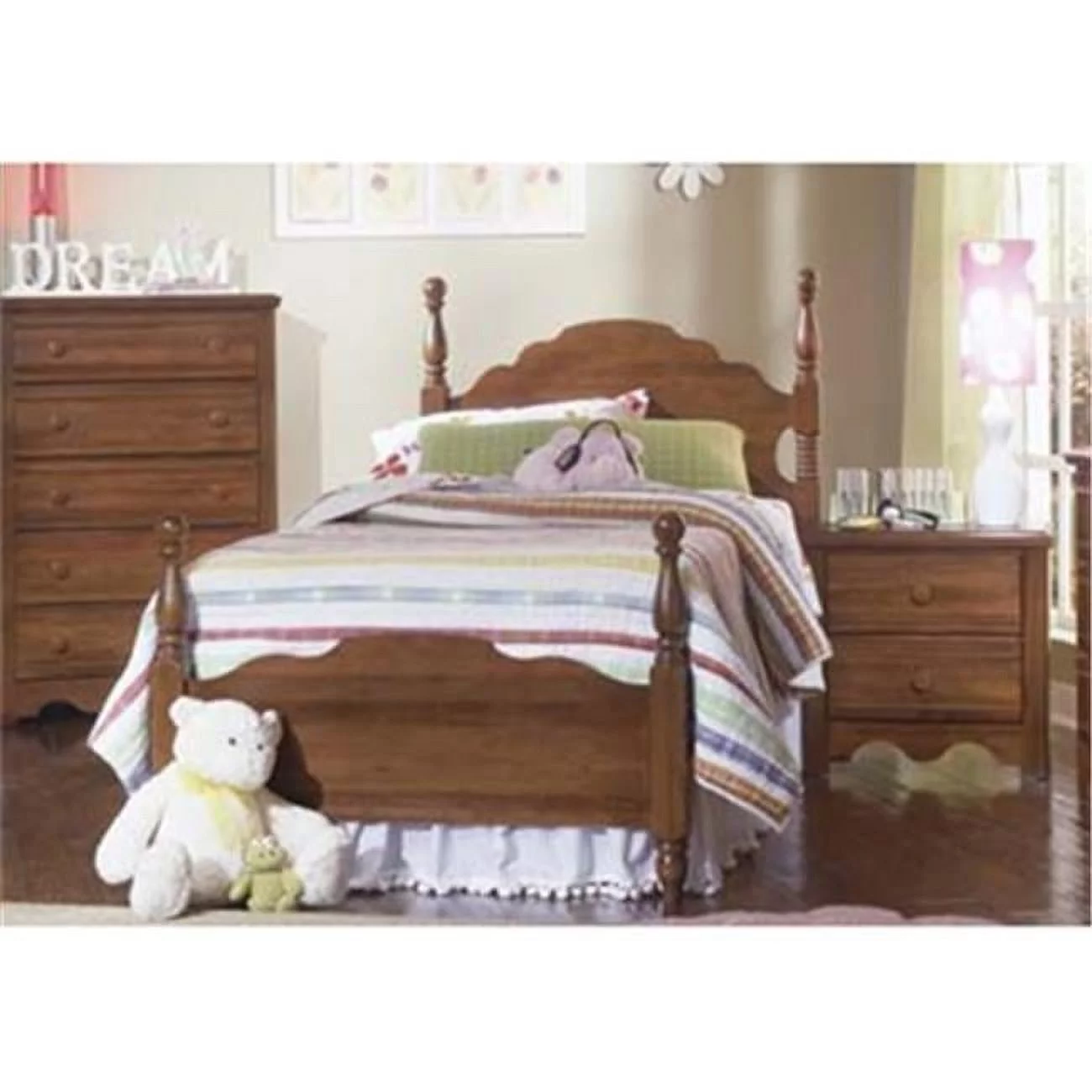 Carolina Furniture Works Footboard - Brown Cherry