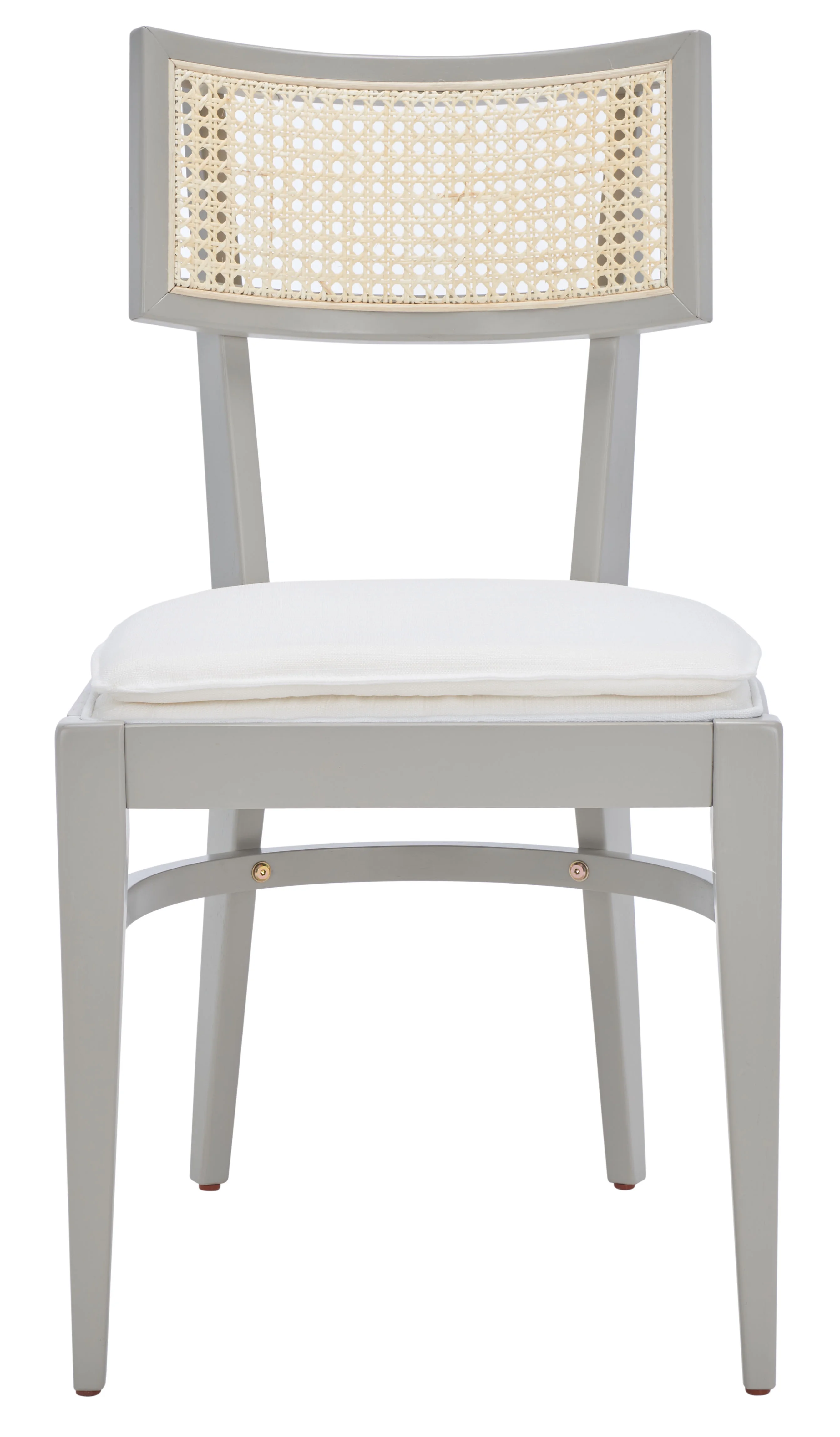 SAFAVIEH Galway Contemporary Cane Dining Chair, Gray/Natural