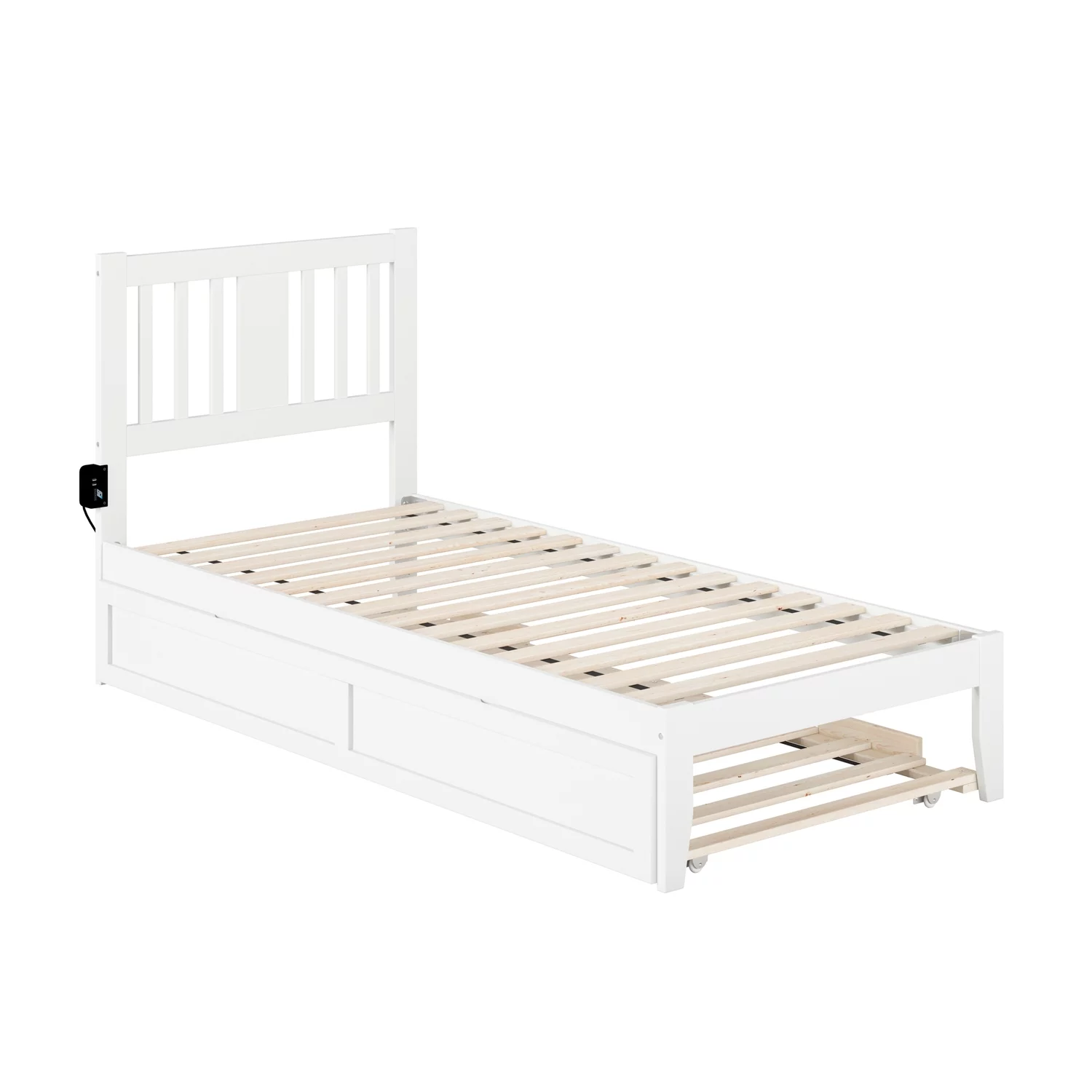 Tahoe Classic Wood Eco-Friendly Metal Headboard, Queen, White