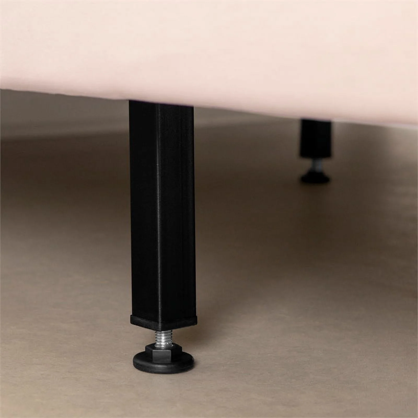 Pemberly Row Storage Platform Bed and Rattan Headboard Queen Winter Oak