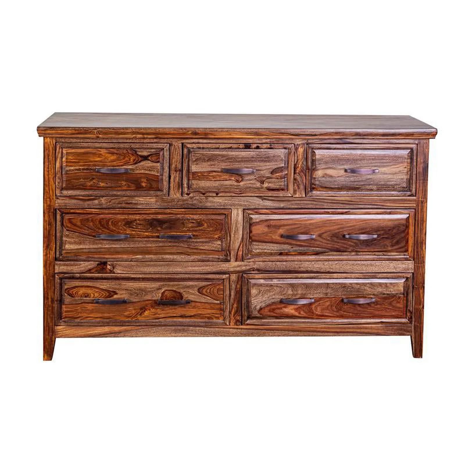 Sonora Solid Sheesham Wood Dresser - Brown