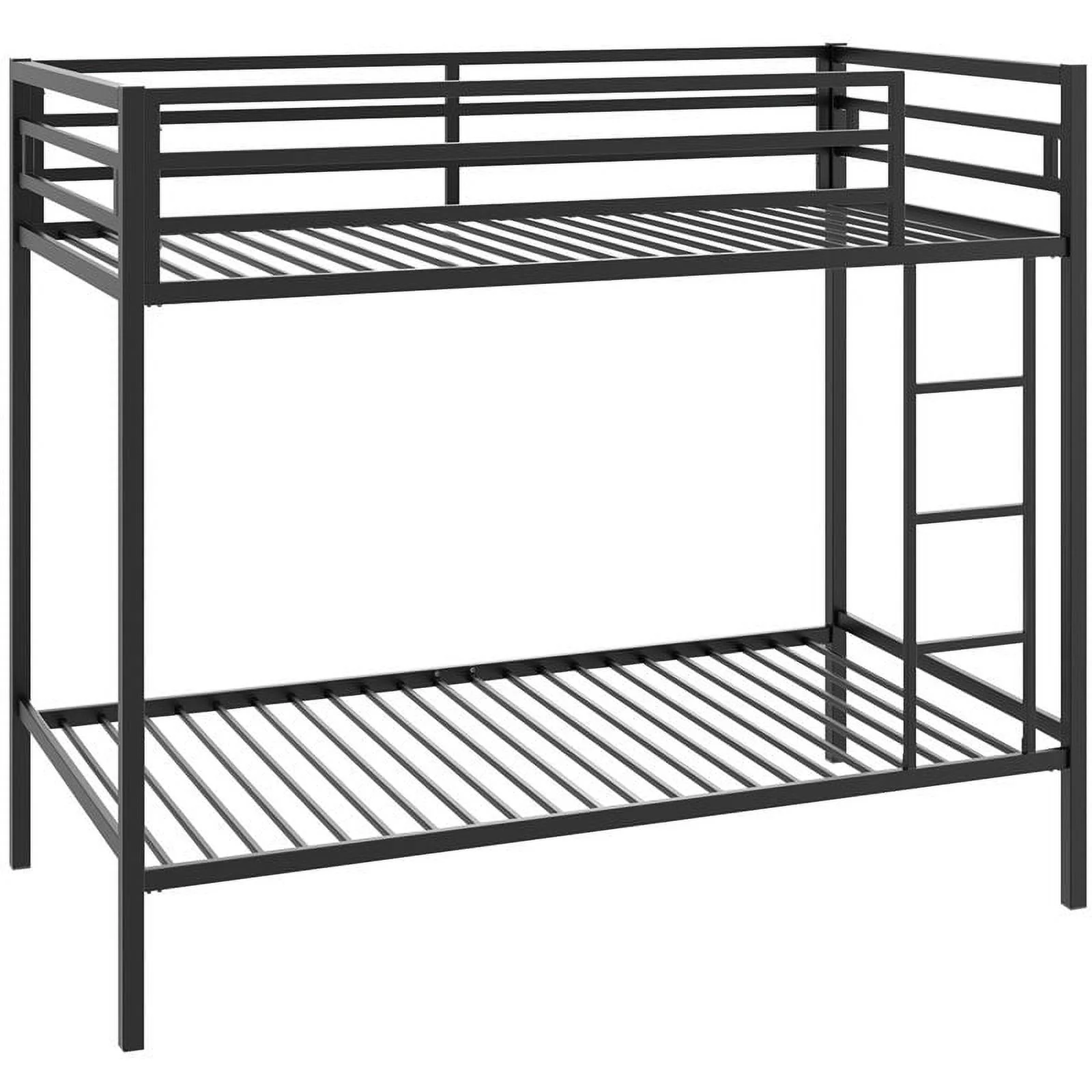 Sauder Boulevard Cafe Twin Over Twin Bunk Bed, Black Finish