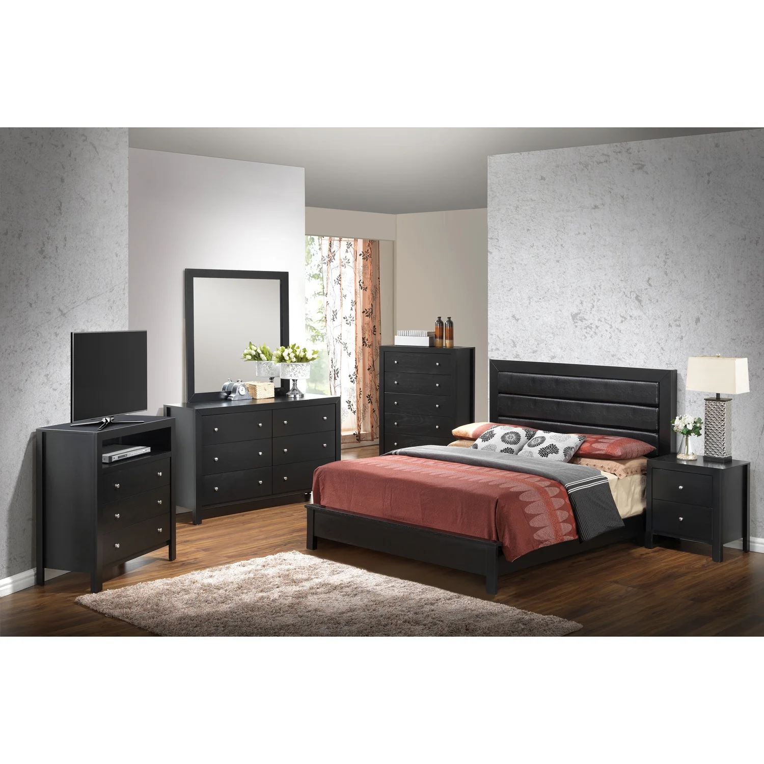 LYKE Home Full Bed , Black