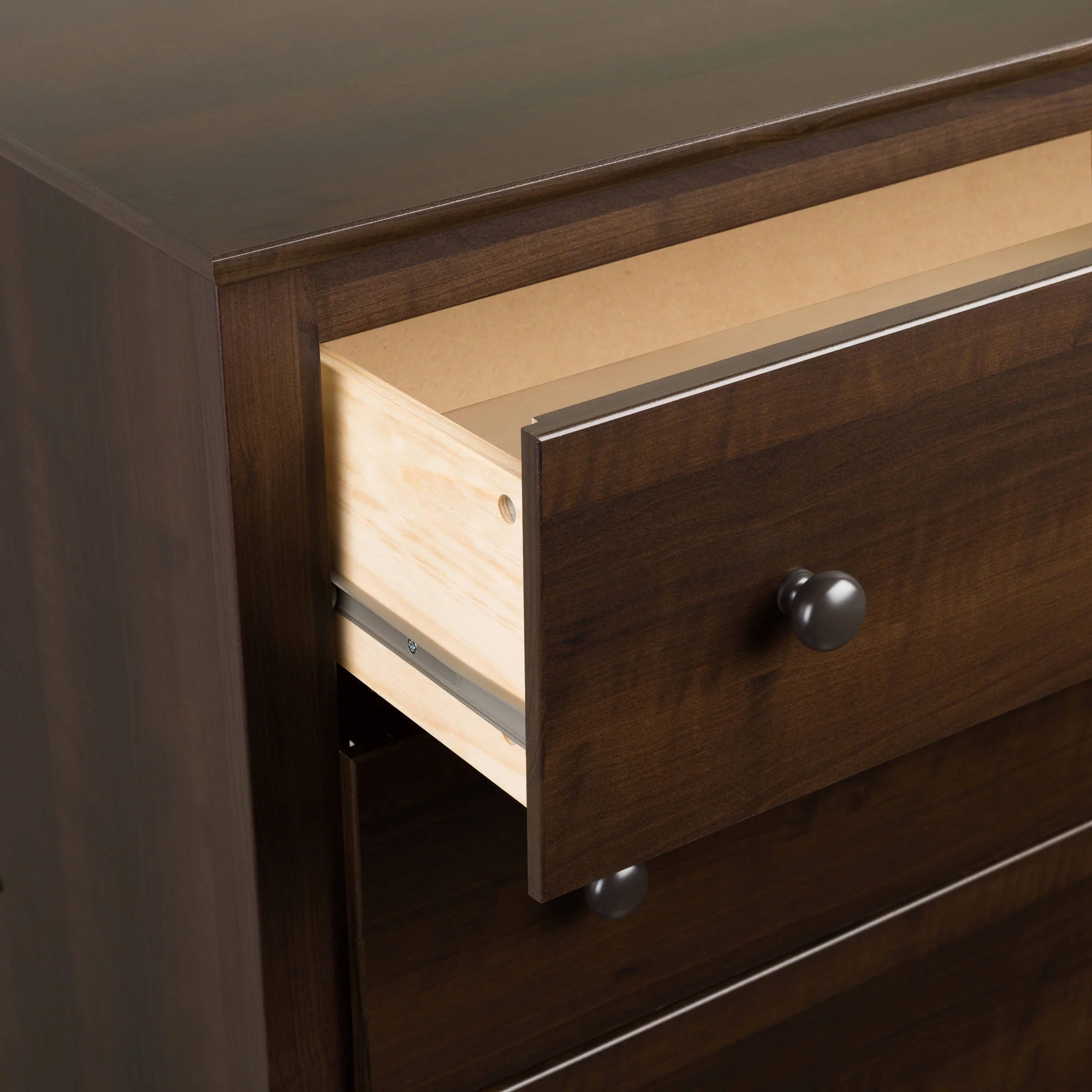 Prepac Fremont Classic Tall 1-Drawer Bedroom Nightstand, Espresso