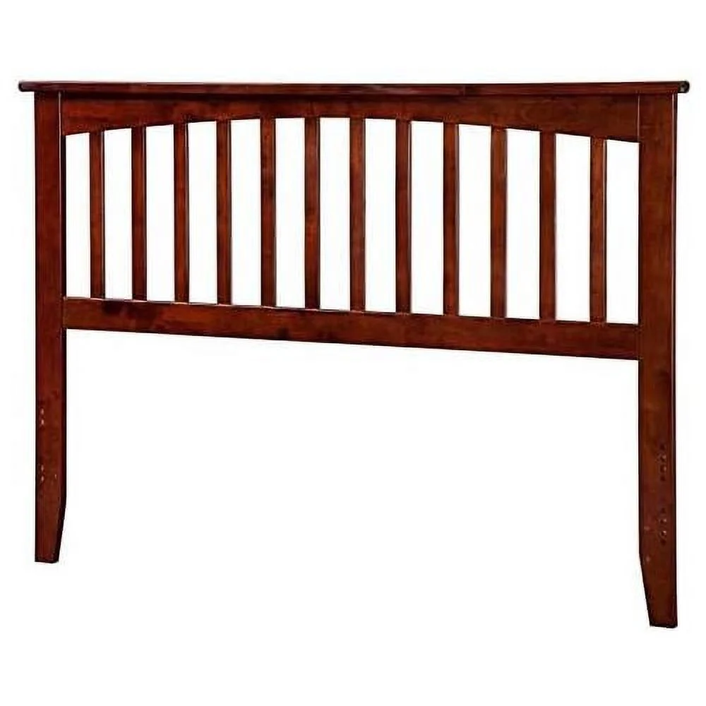 King Spindle Headboard In Walnut