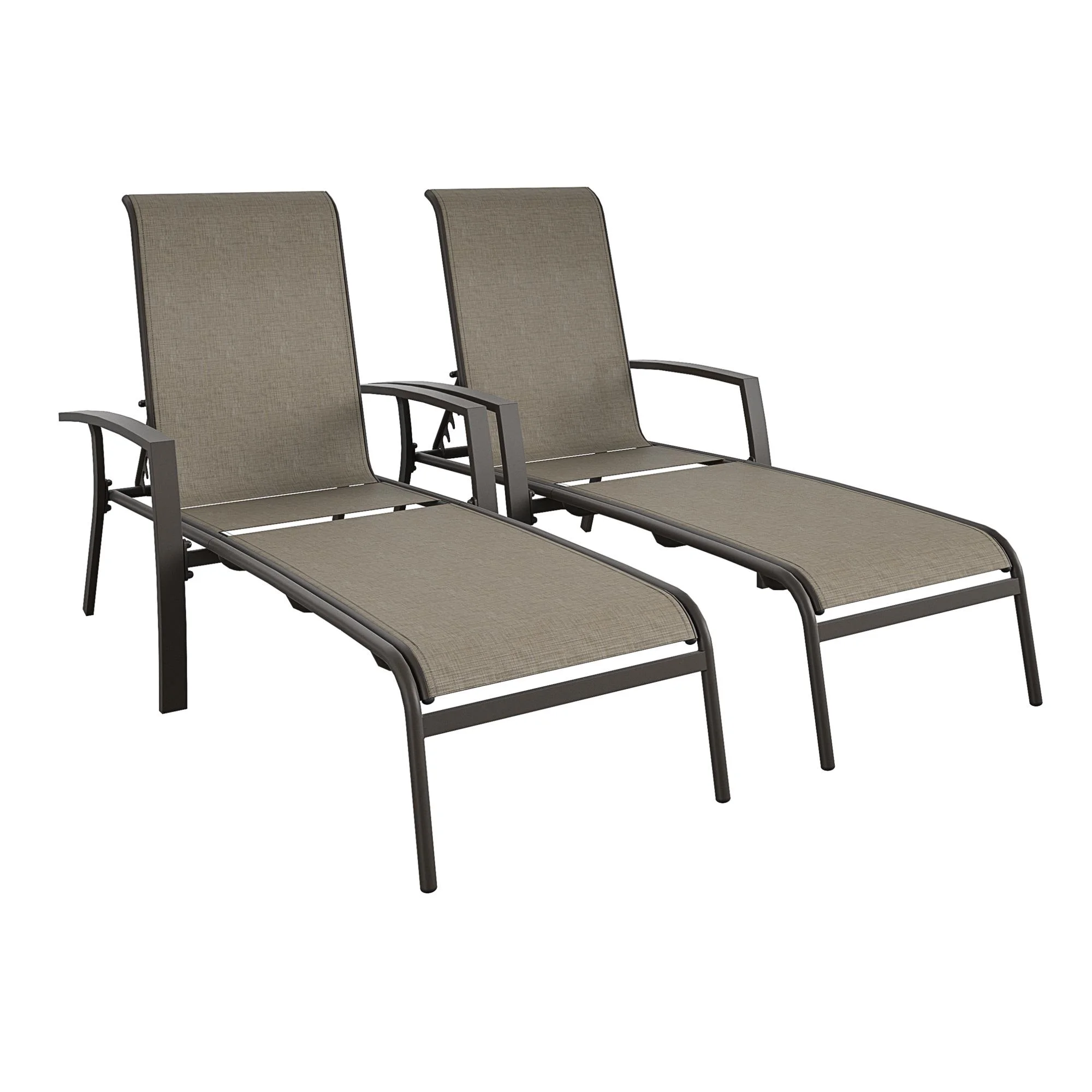 Serene Ridge Aluminum Chaise Lounge, 2pk