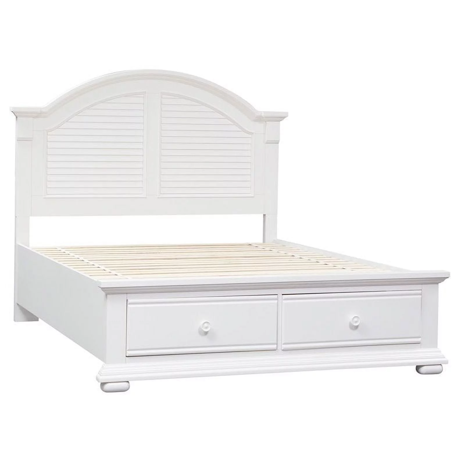 Summer House I White Queen Panel Headboard