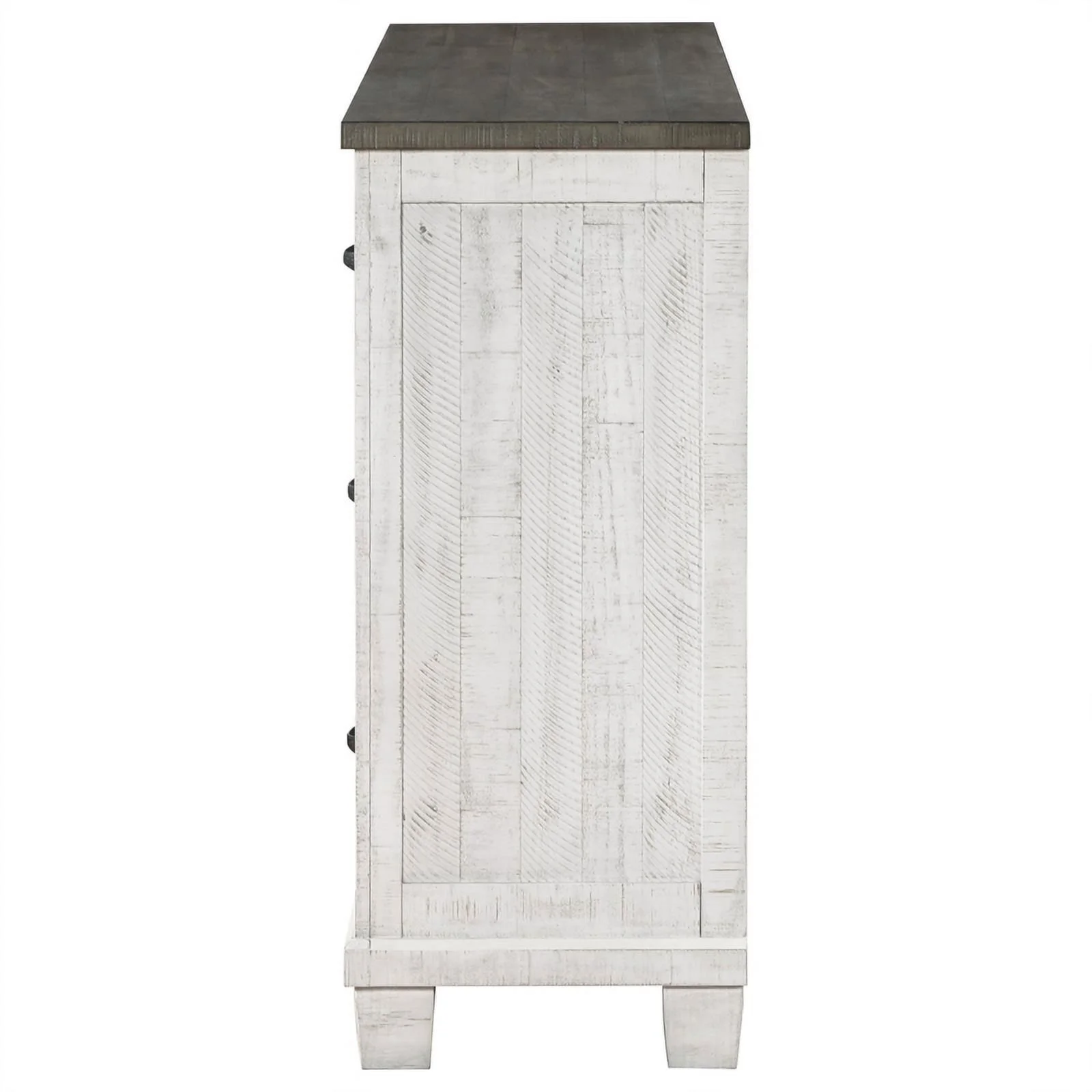 Coaster Lilith 7-drawer Wood Dresser Distressed Distressed Gray and White
