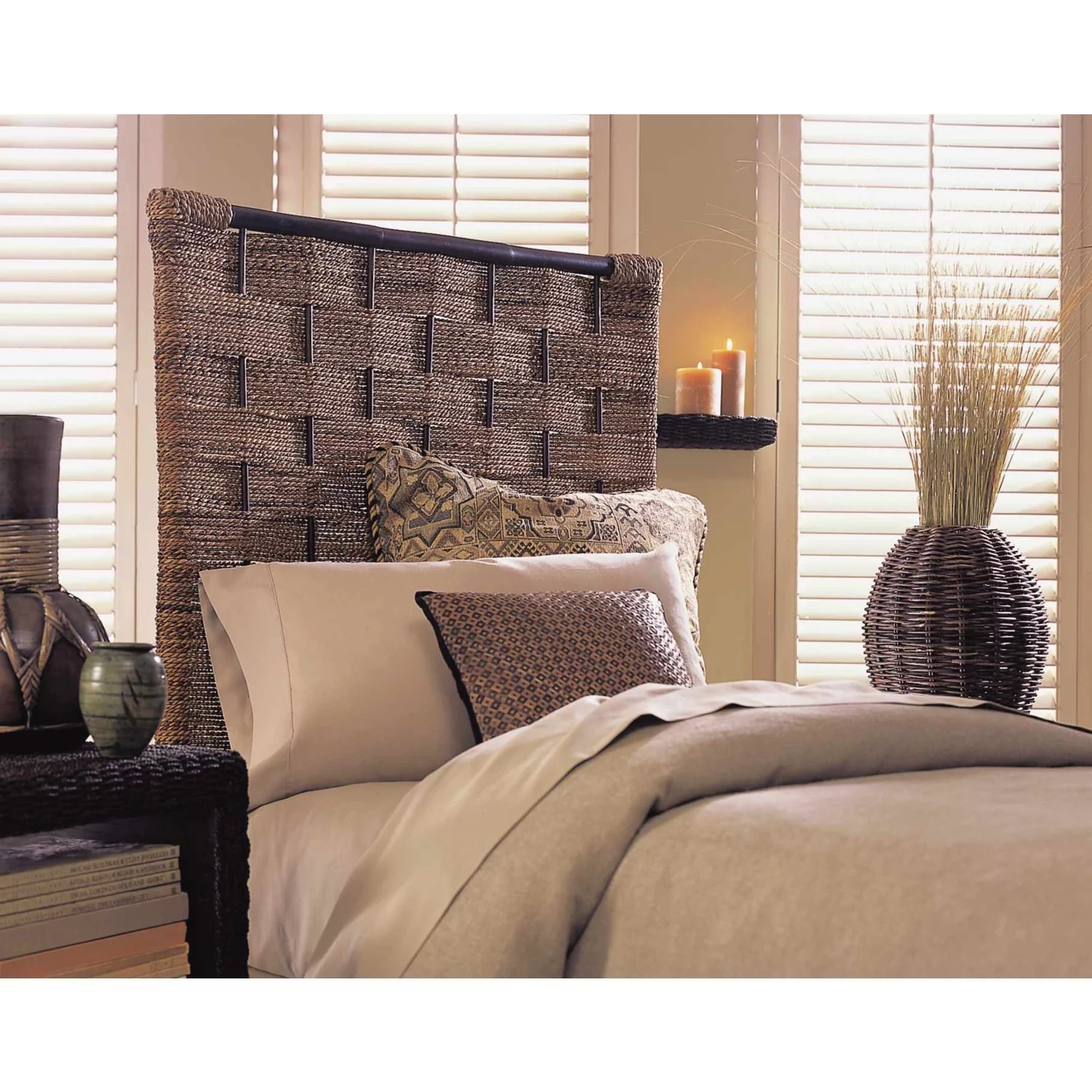 Padma's Plantation Abaca Weave Headboard - Queen